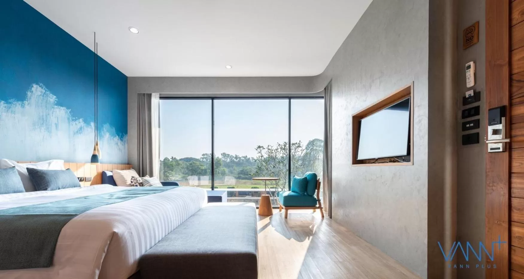 Bed in Vann Hua Hin Resort