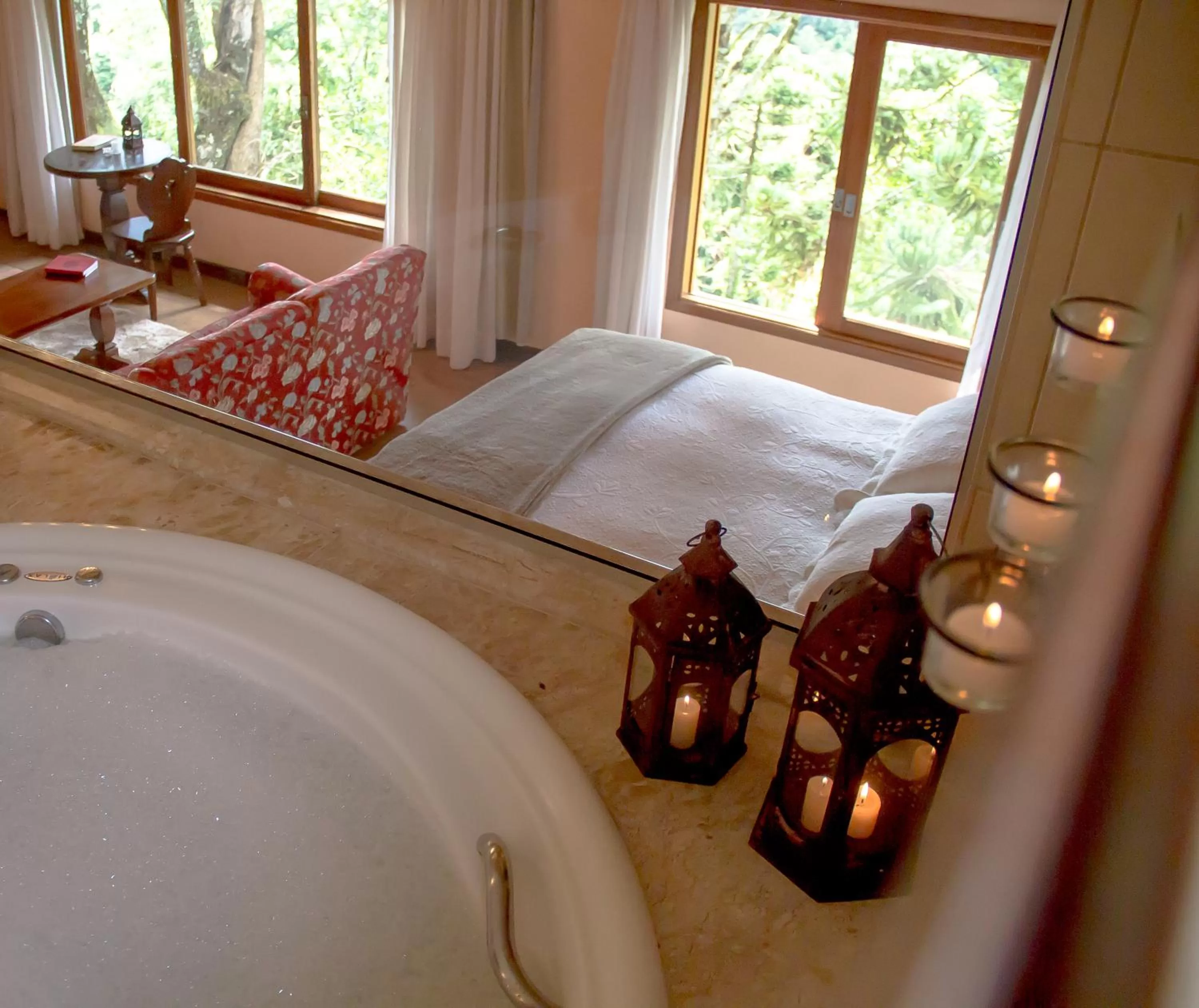 Bed in Hotel Meissner Hof