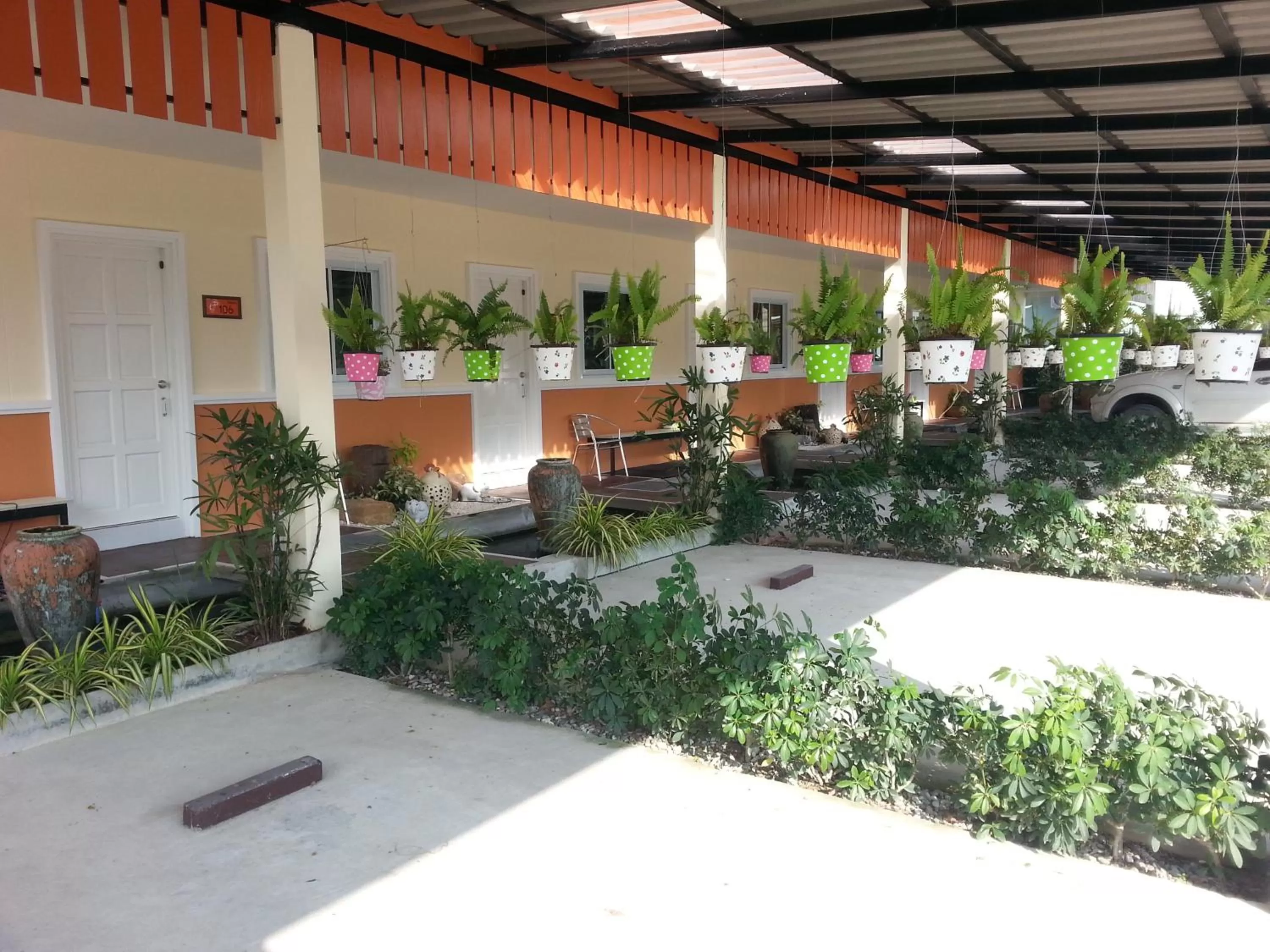 Facade/entrance in Fancy Carp Resort