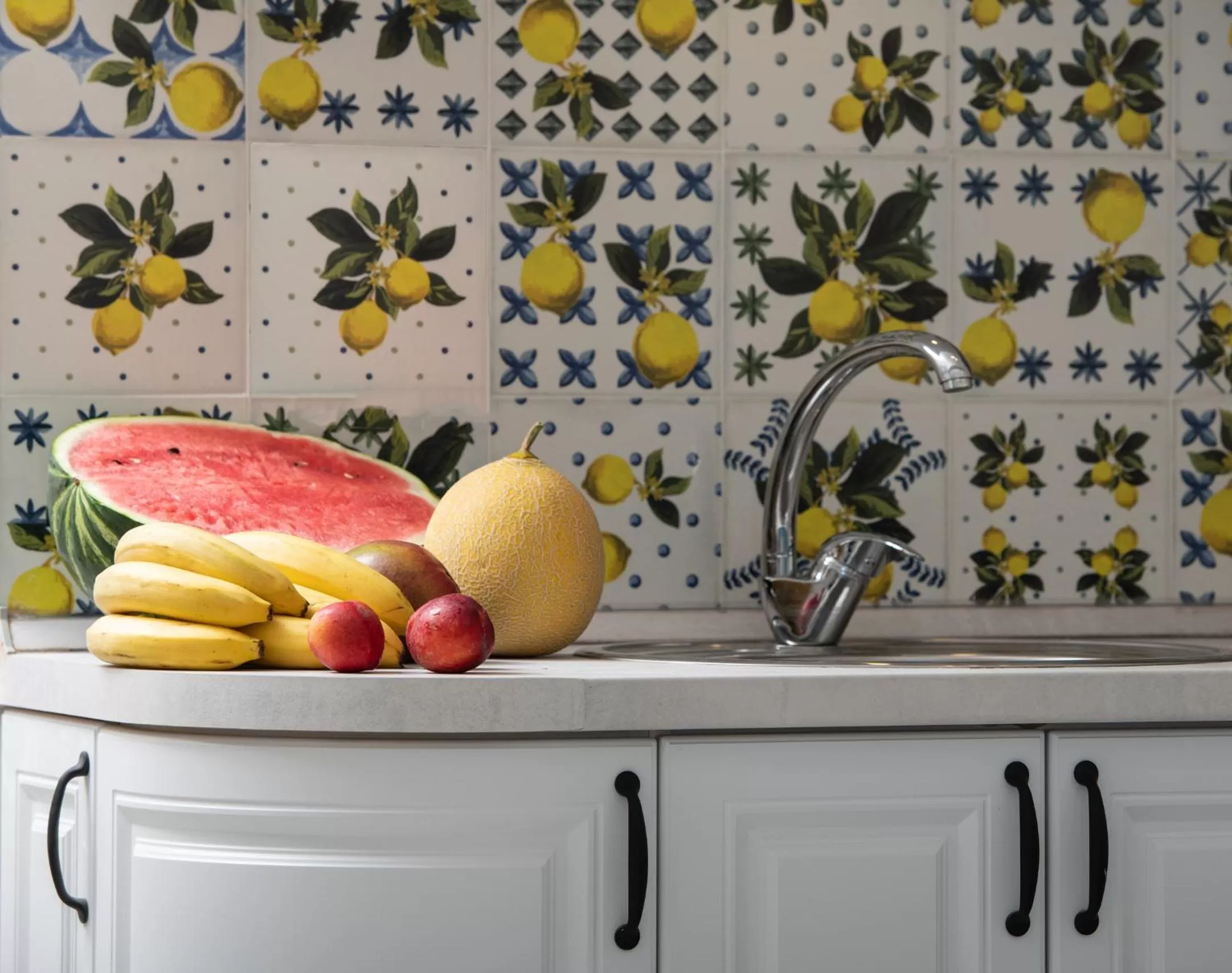 Kitchen or kitchenette in Villa Sara