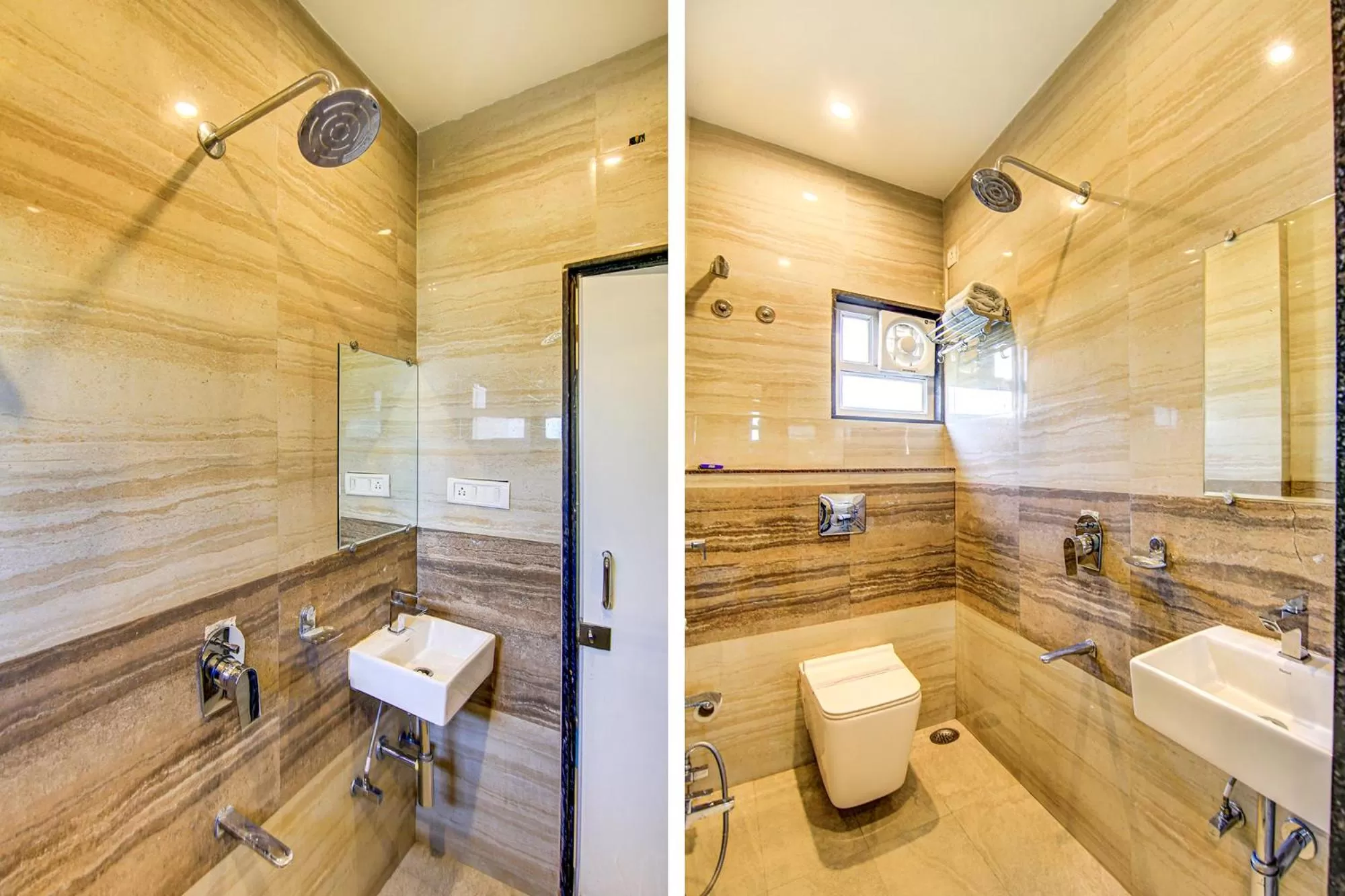 Bathroom in FabHotel The Khushi Regent