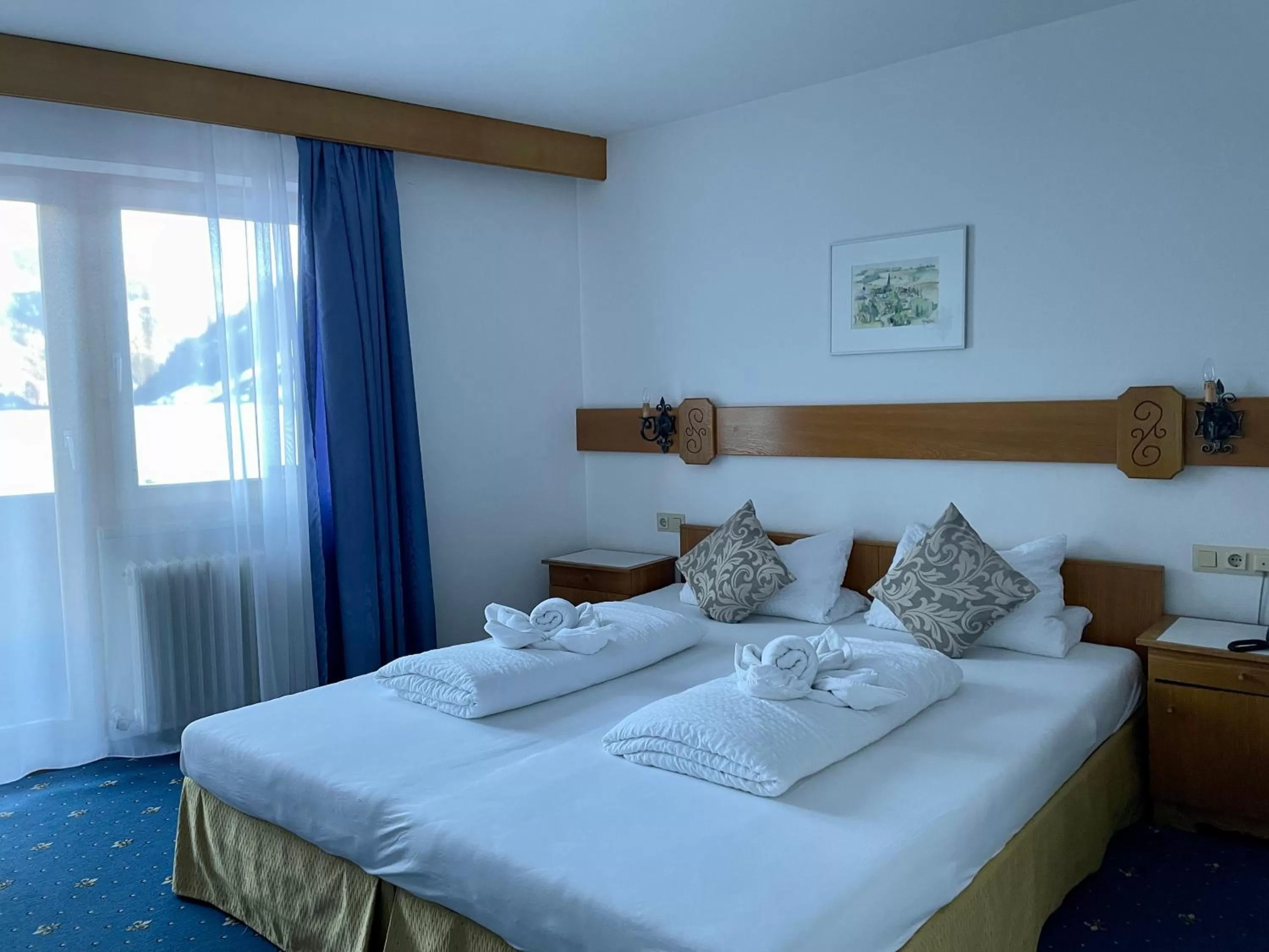 Bed in Hotel Marienhof- Erstes Motorradhotel in Fliess!