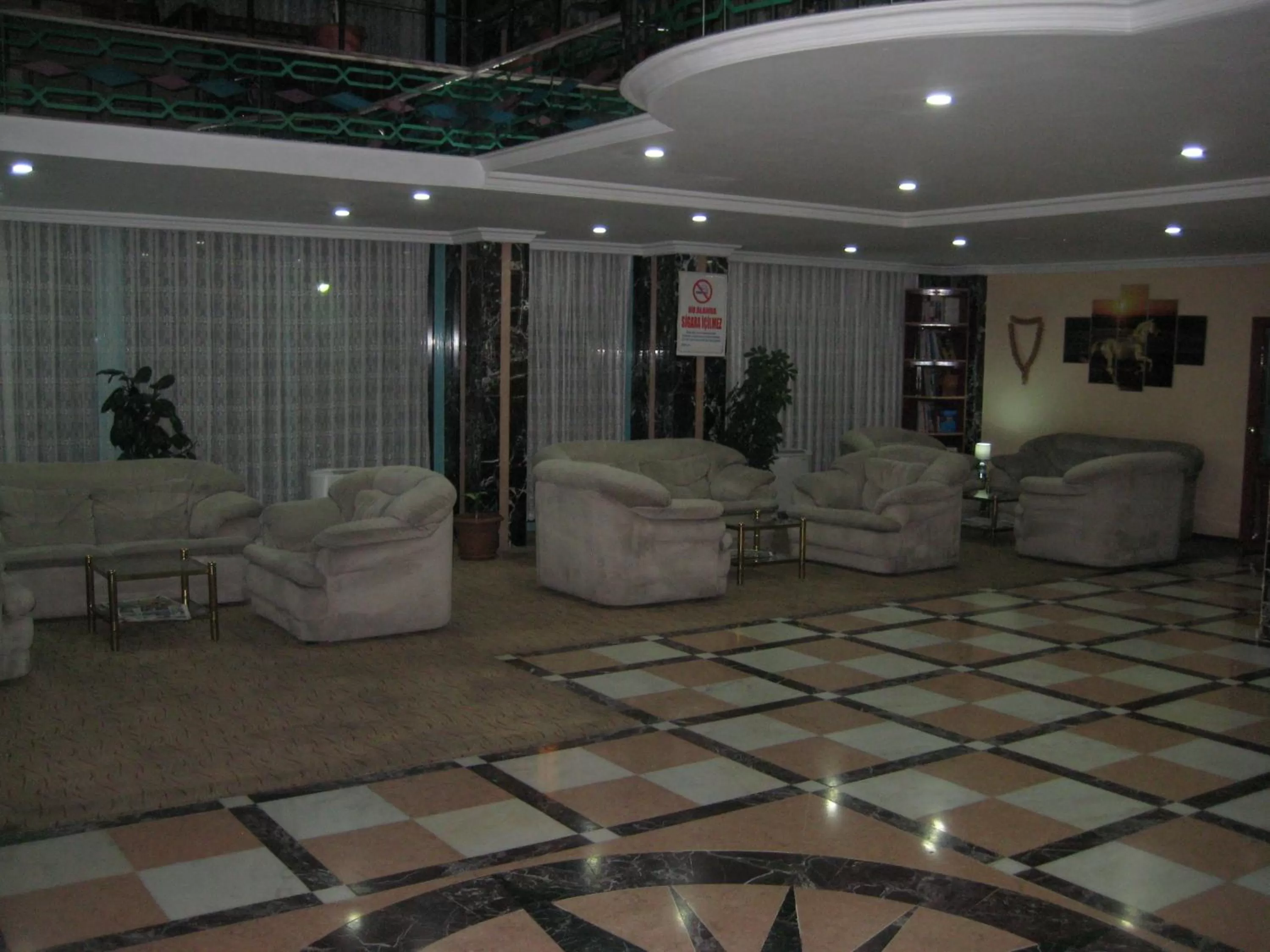 Communal lounge/ TV room, Lobby/Reception in Miroglu Hotel