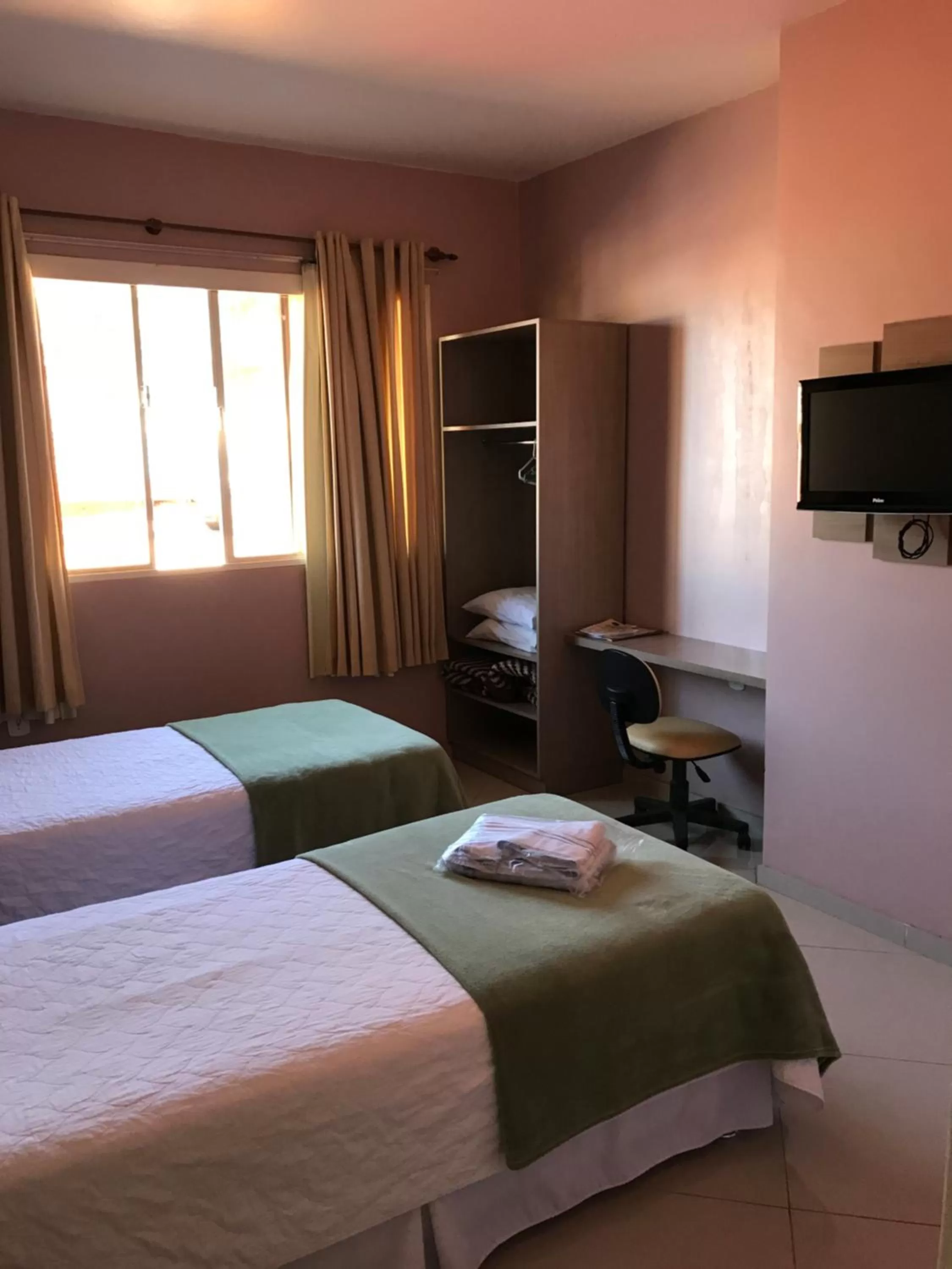 Bed in Hotel Texacao do Cavera