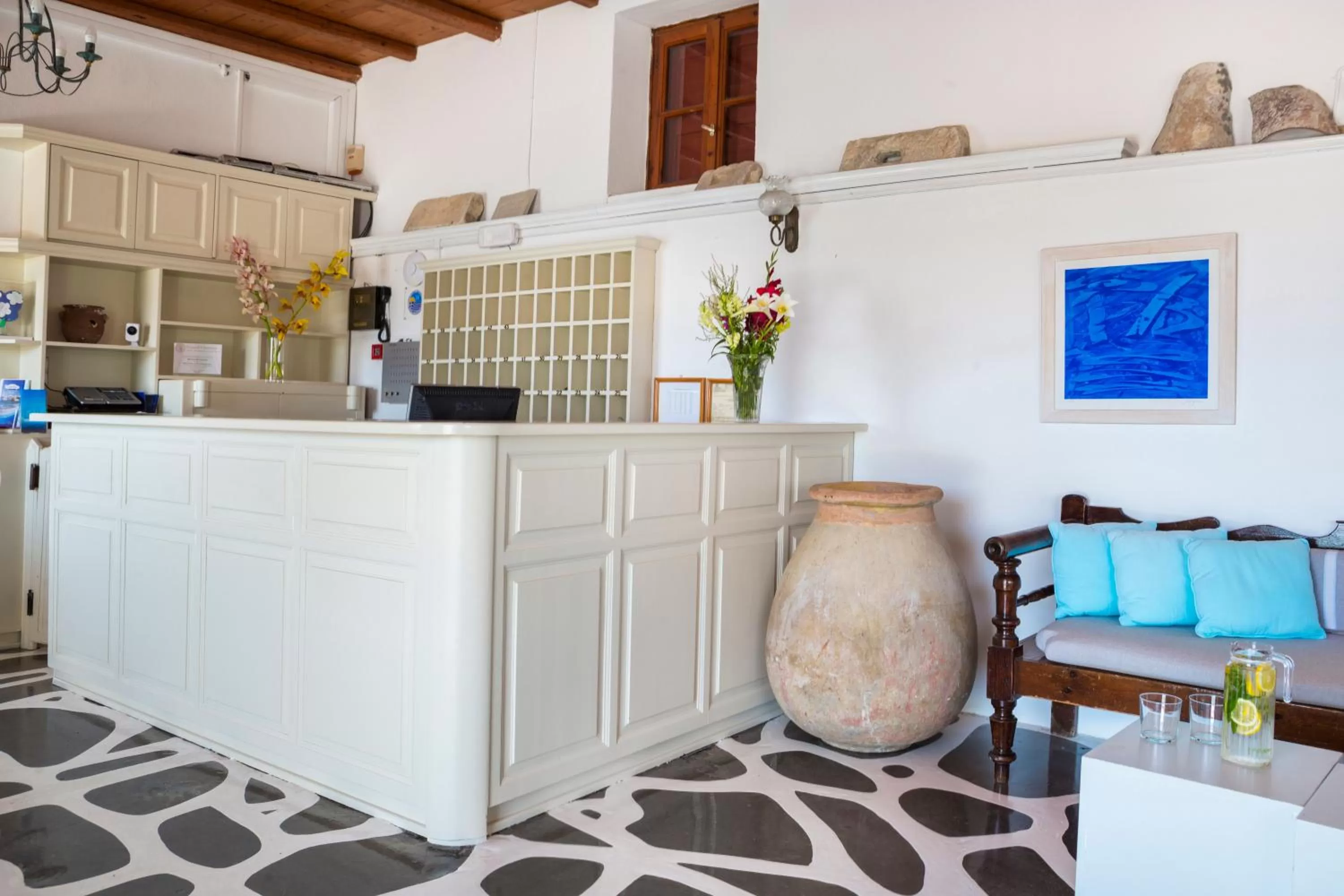 Lobby or reception in Mykonos Beach Hotel
