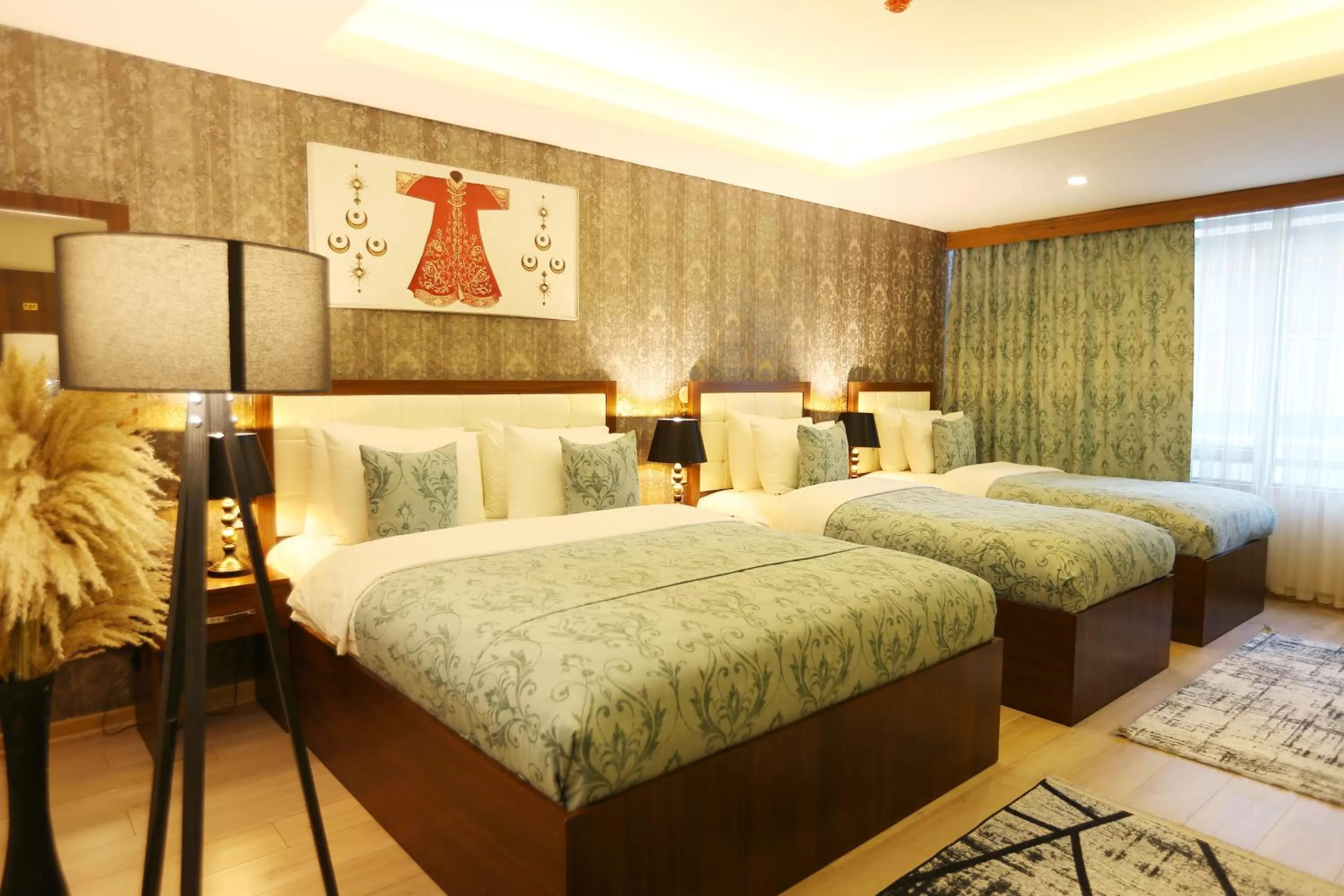 Bed in Cebeci Grand Hotel