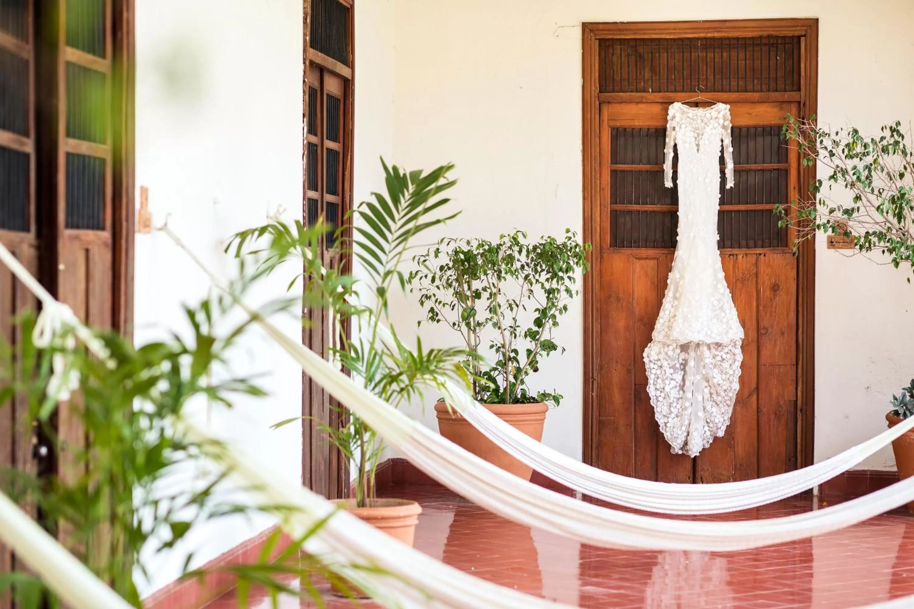 Patio in Hacienda Temozon Sur