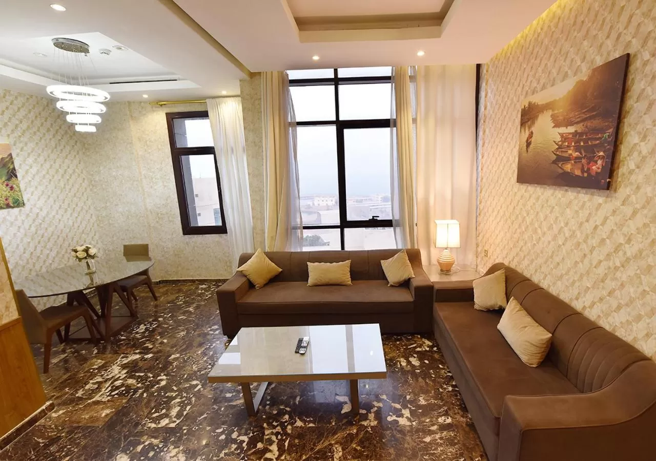Seating Area in Rihanna Hotel Apartment