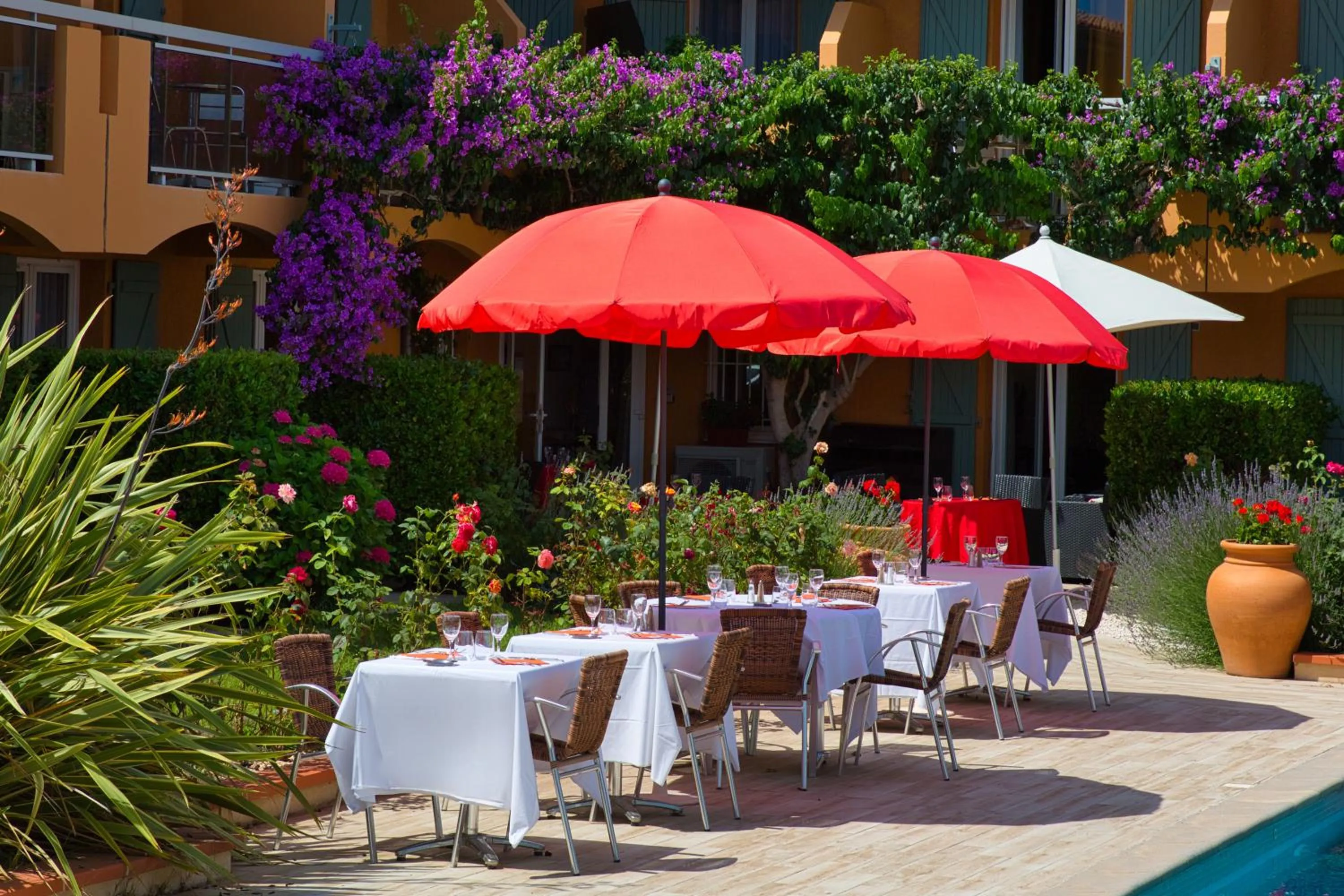 Balcony/Terrace in Best Western Le Vauban