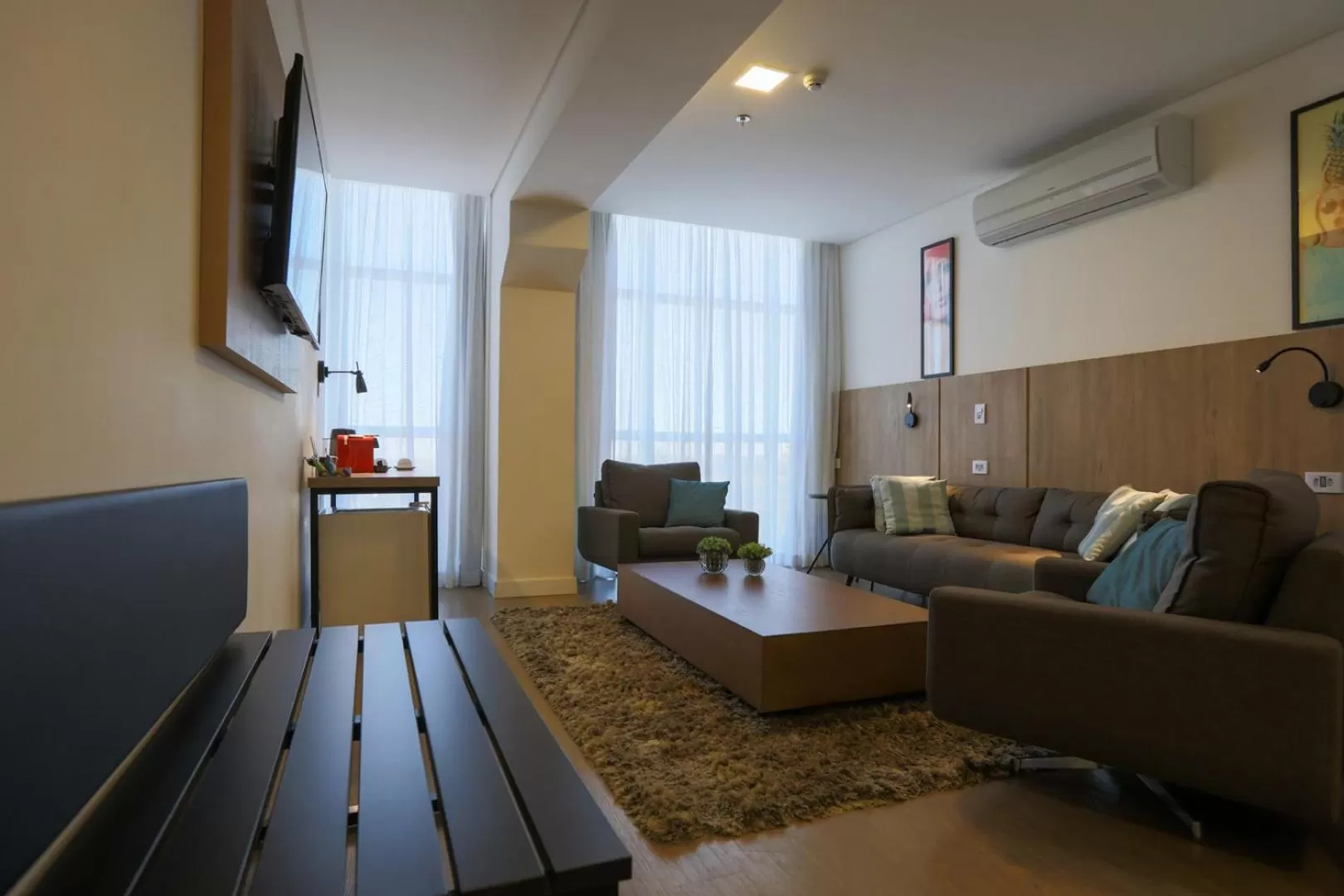 Living room in Transamerica Executive Maringá