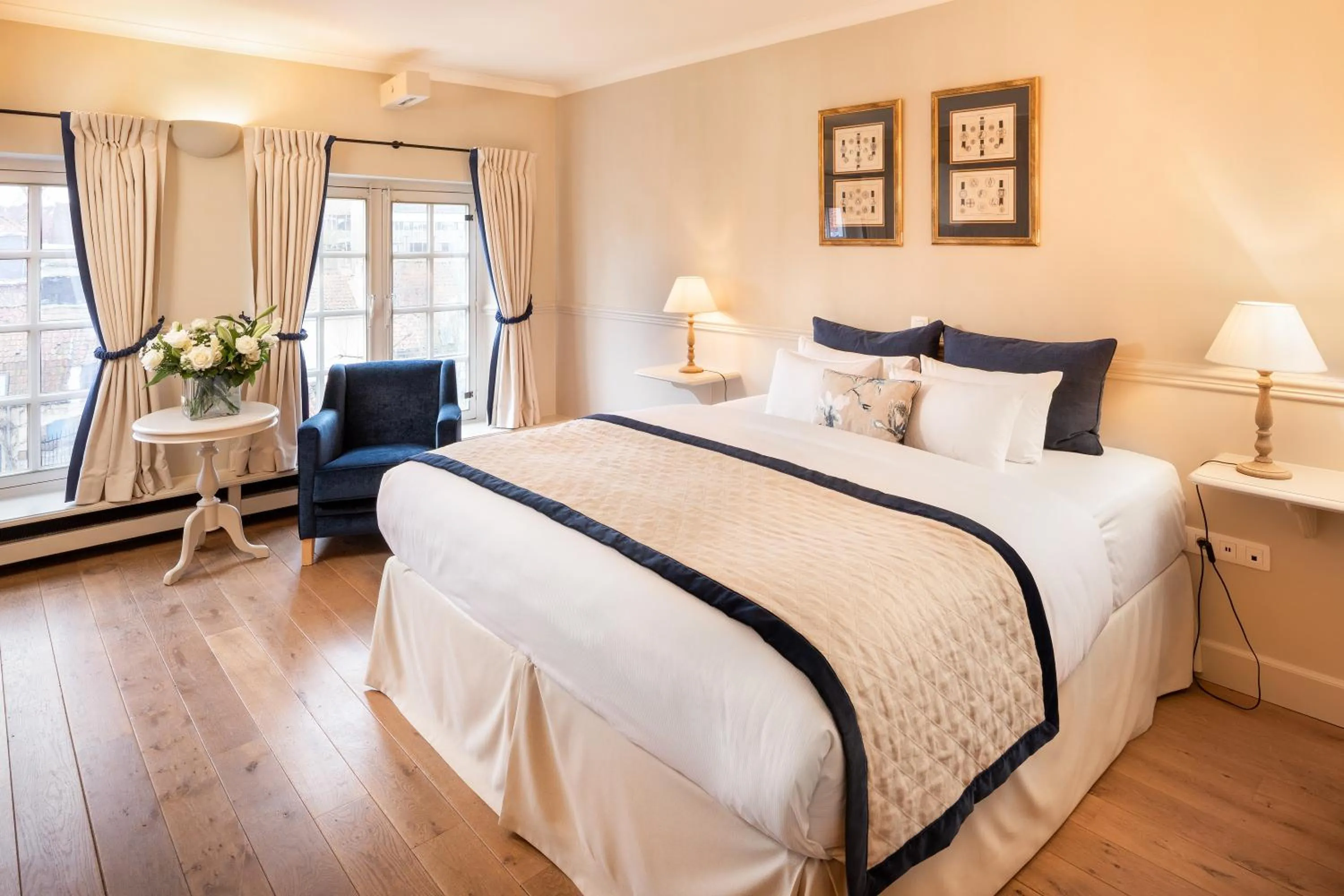 Bedroom, Bed in De Tuilerieën - Small Luxury Hotels of the World