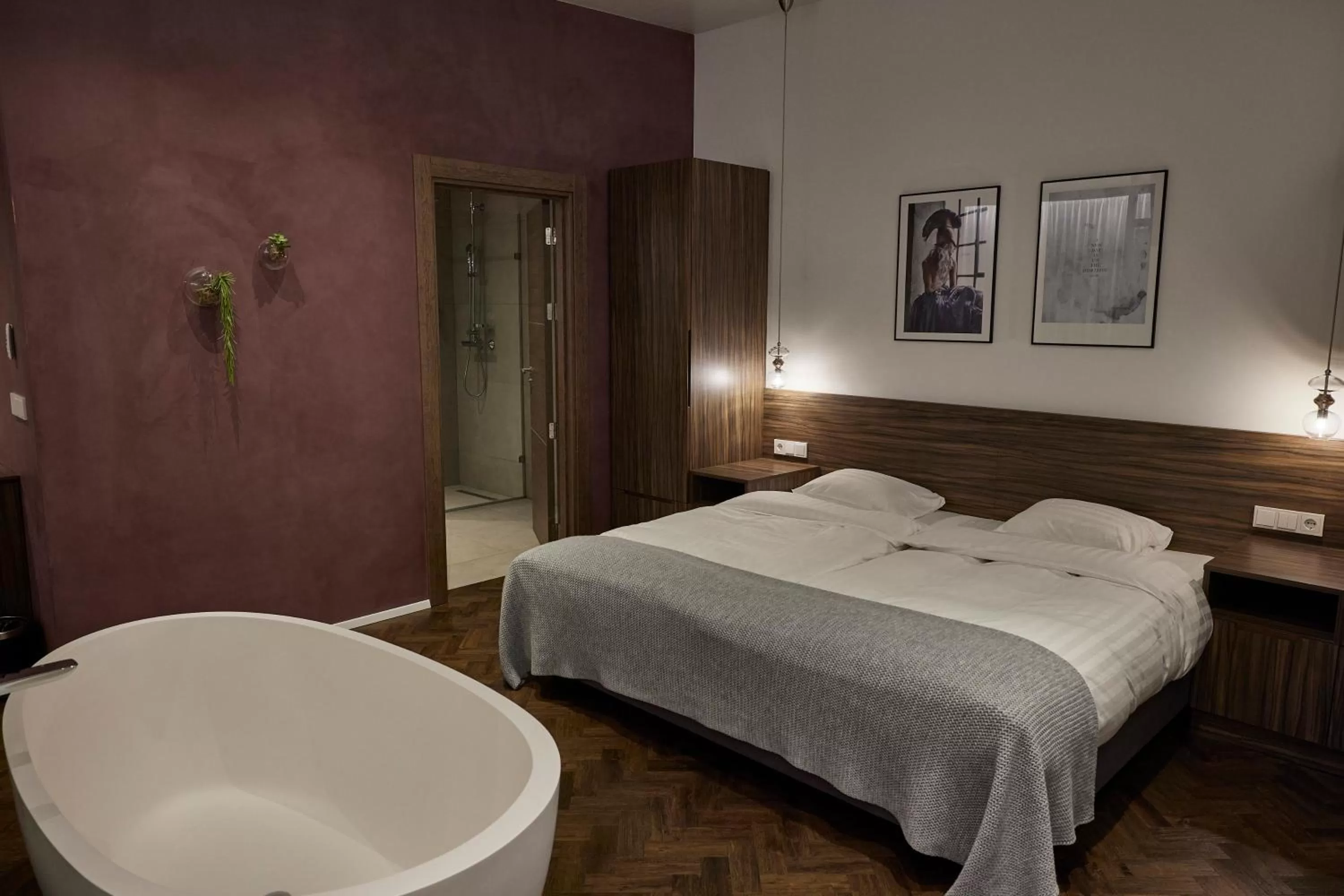 Bed in Hótel Vesturland