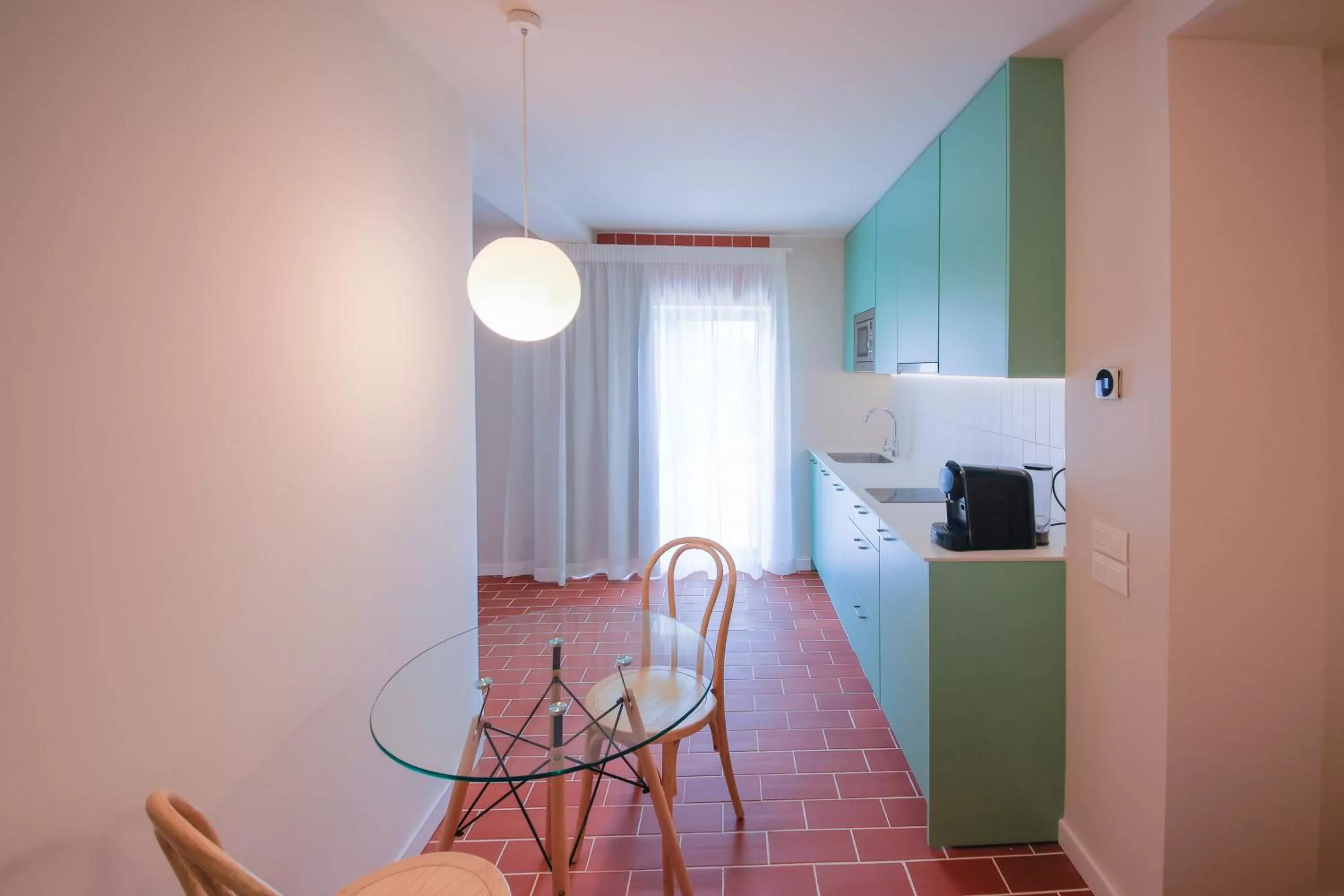 Kitchen or kitchenette in Terra Aurea Aparthotel
