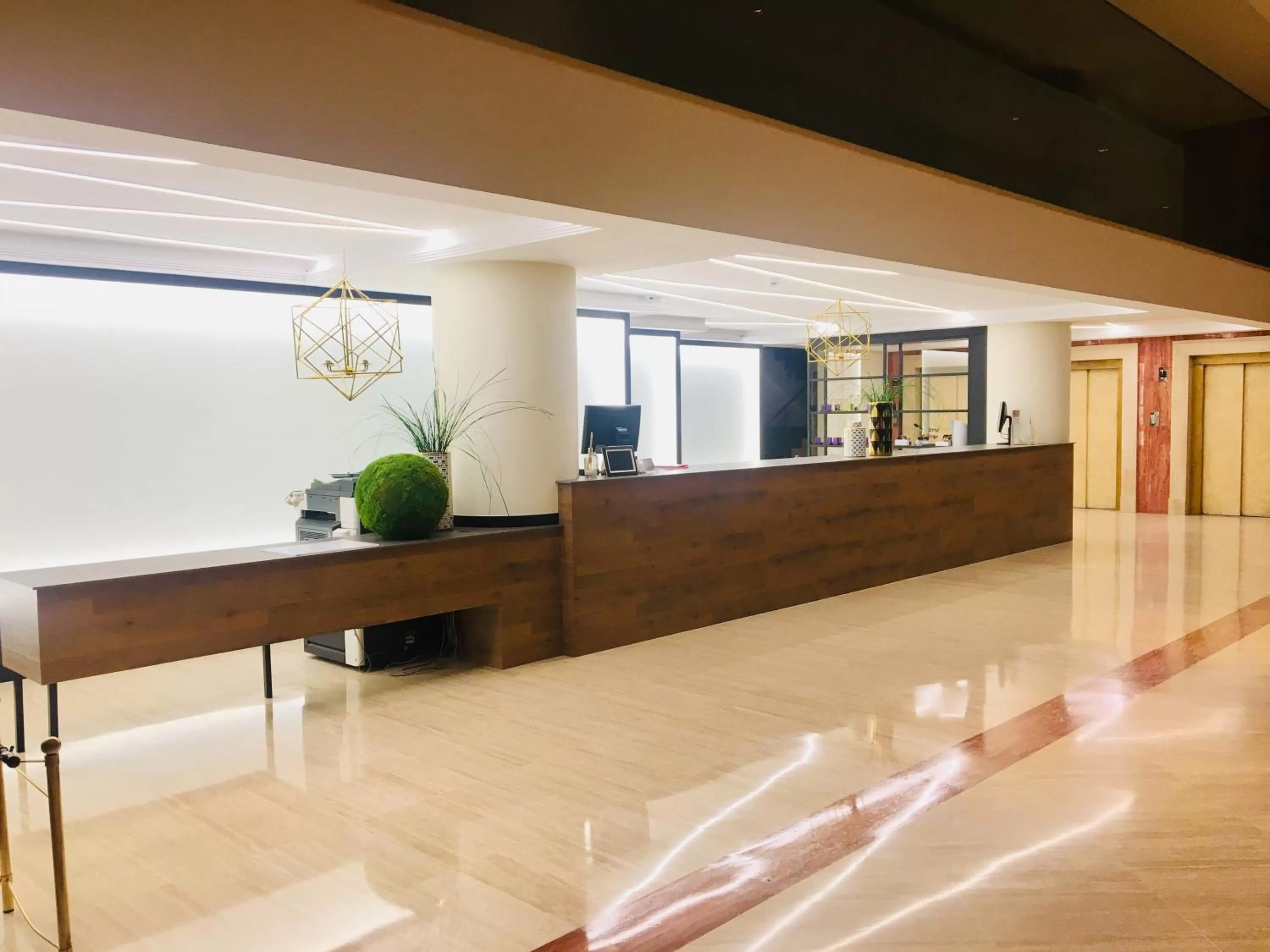 Lobby or reception in Oca Puerta del Camino Hotel