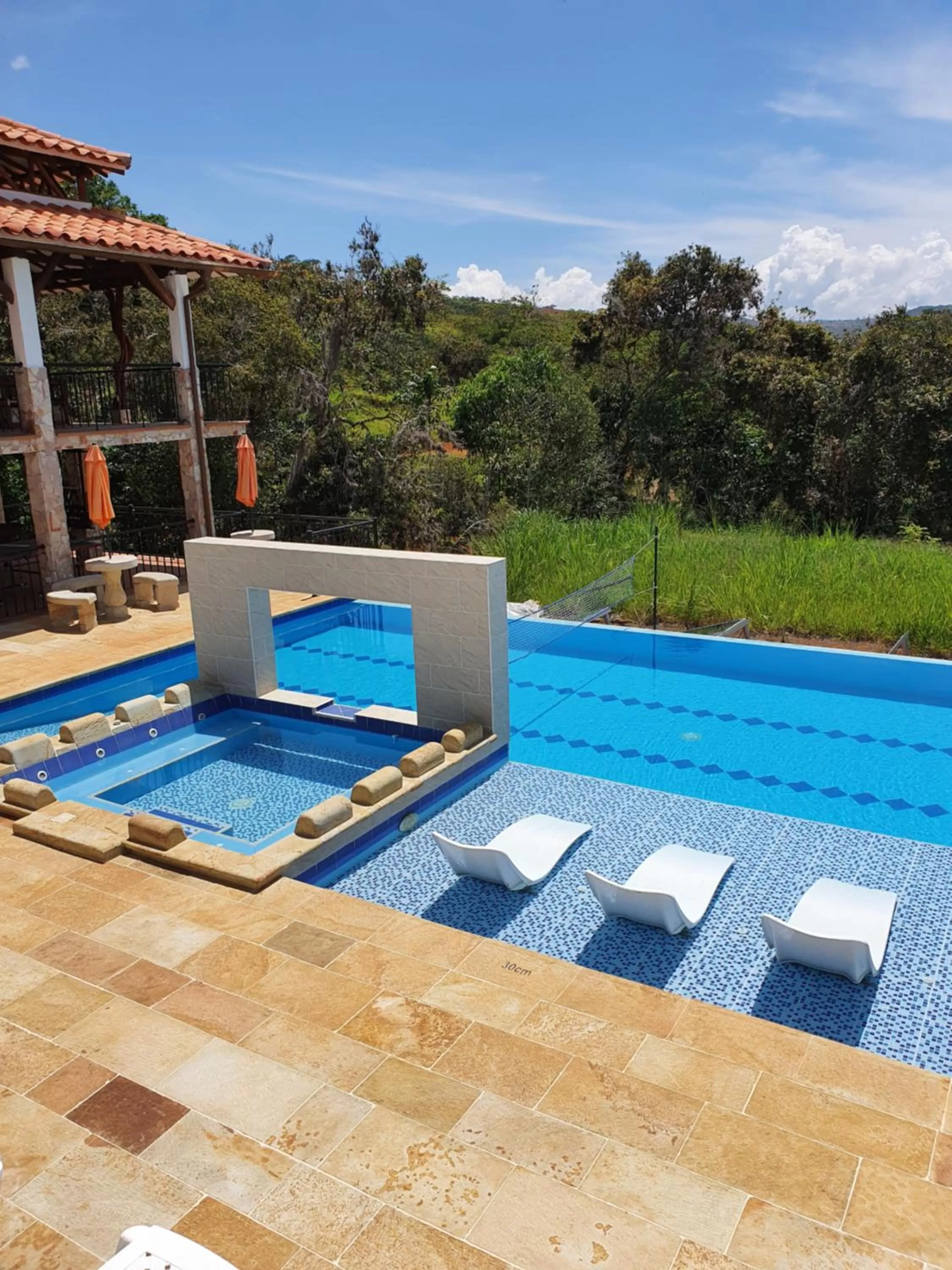 Pool view, Swimming Pool in Hotel Campestre Ataraxia Barichara