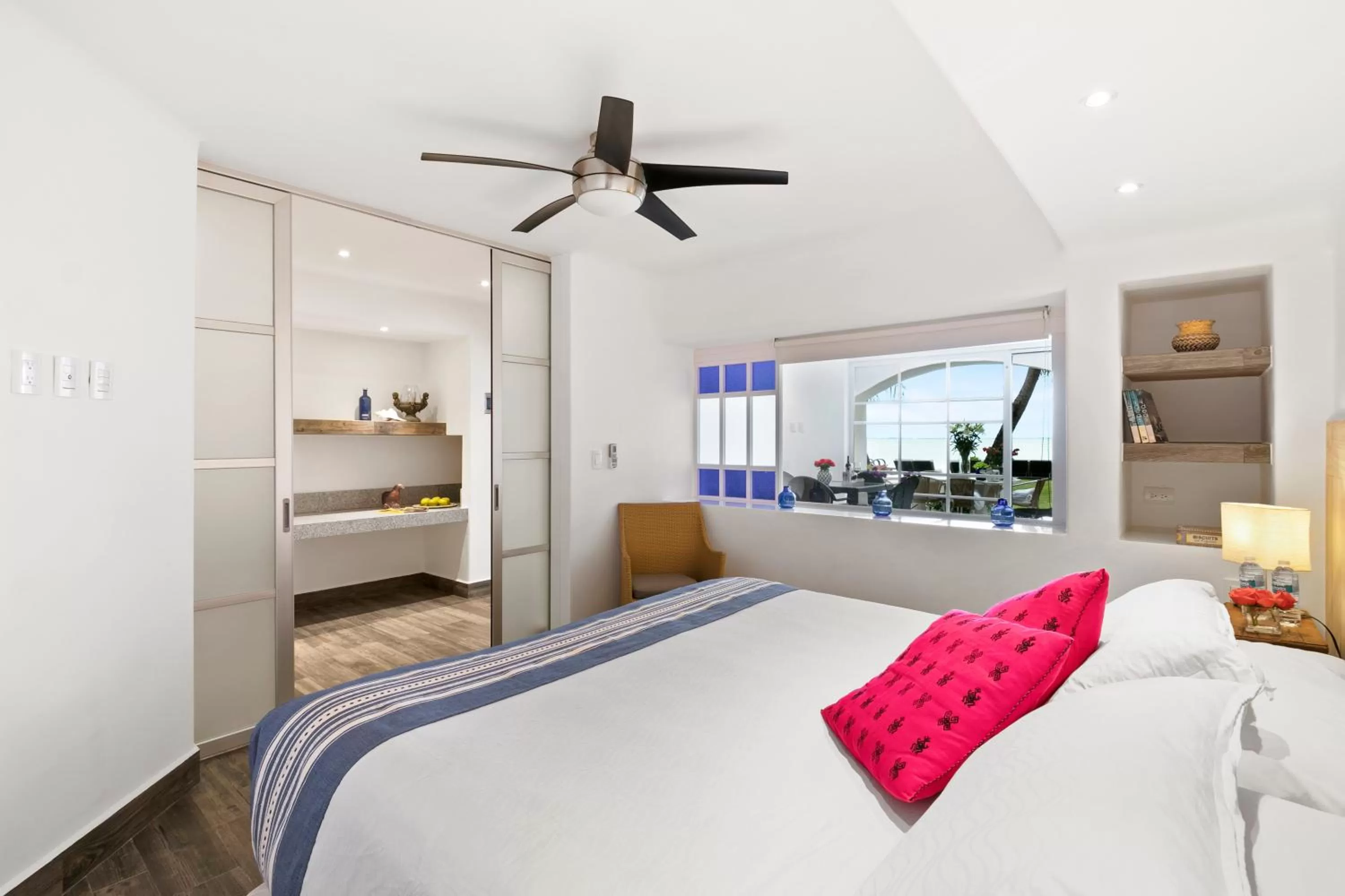 Bedroom, Bed in Casa Tortugas Boutique Hotel - A Hidden Gem in Cancun