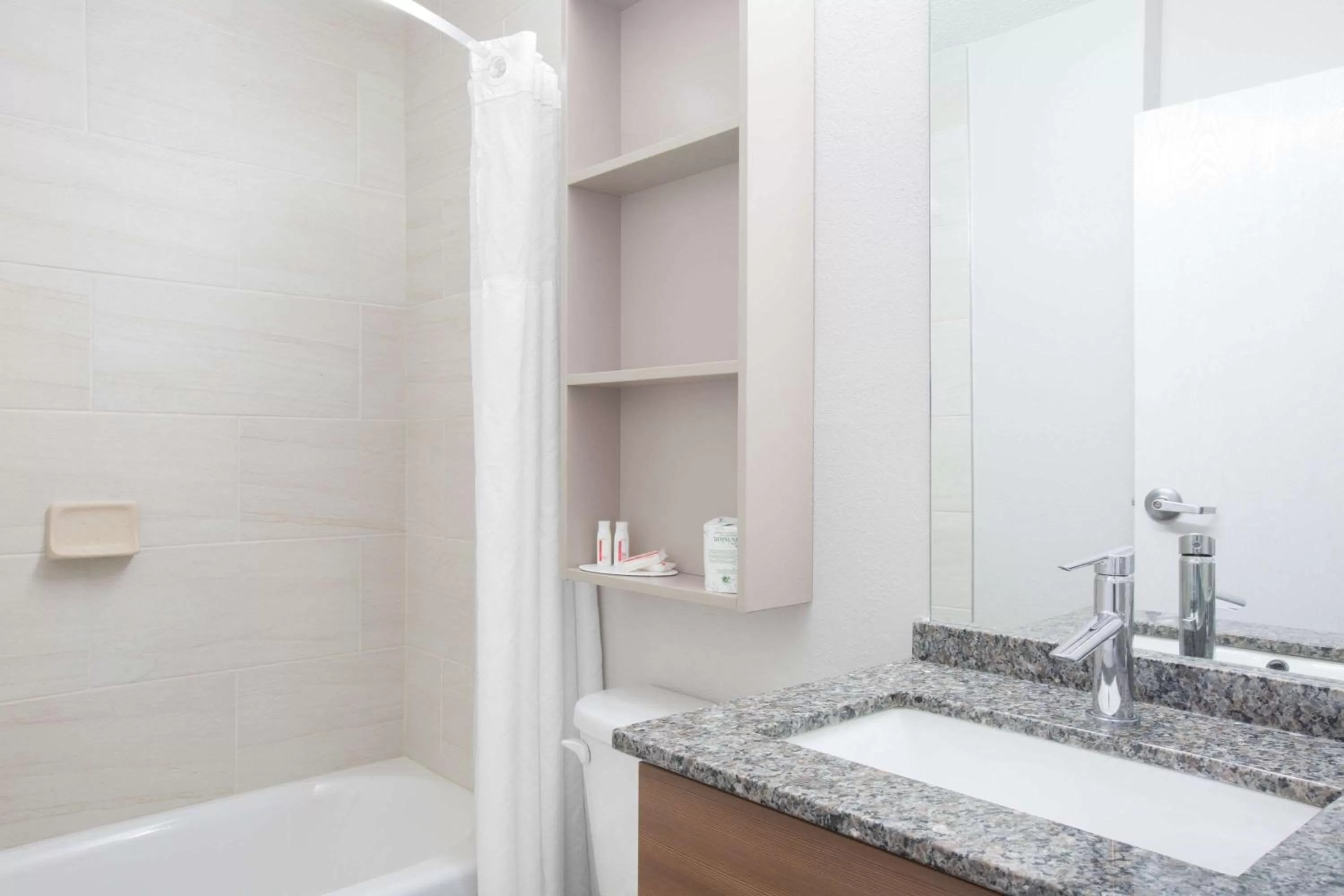 Bathroom in Microtel Inn & Suites by Wyndham Gardendale - Birmingham North