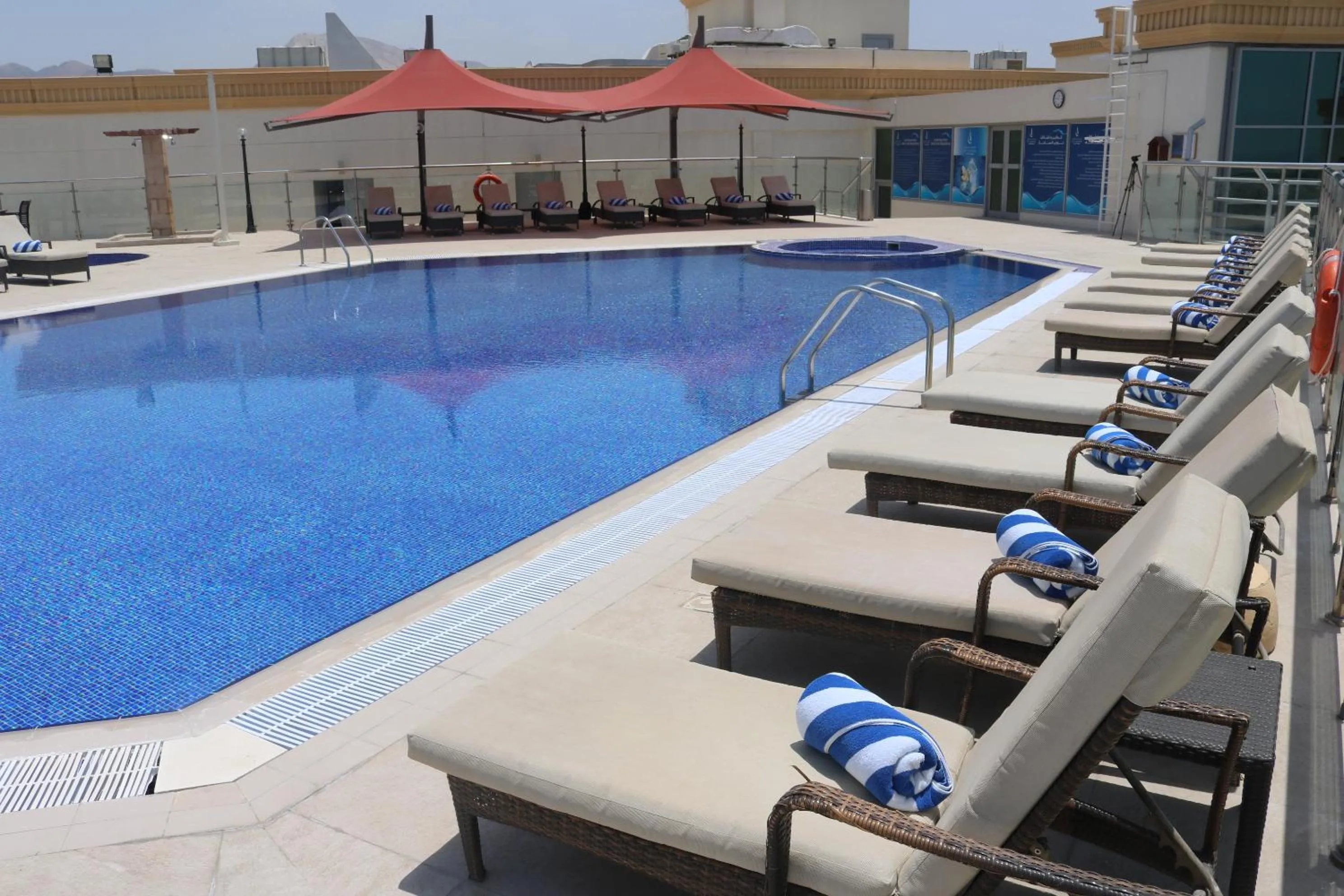 Pool view in City Seasons Hotel & Suites Muscat