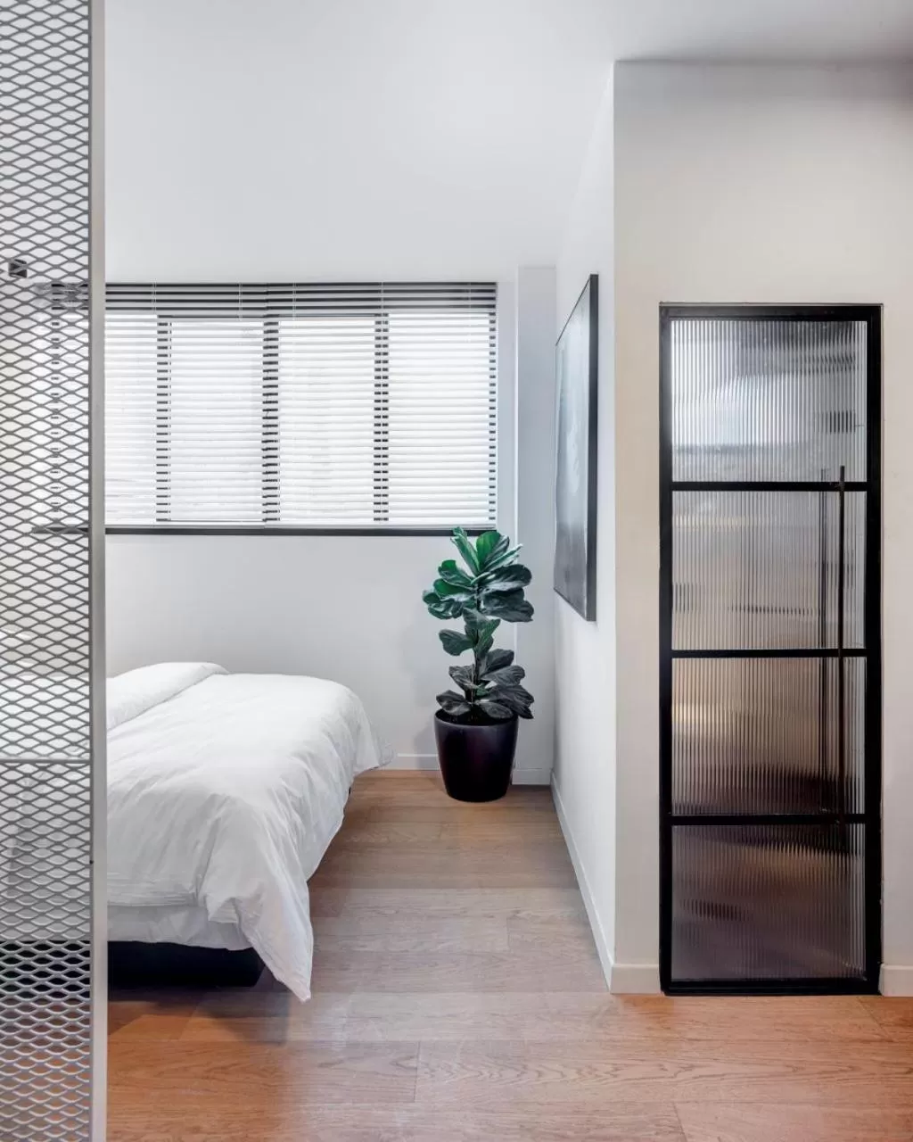 bunk bed, Bed in DeBlox living - Ben Avigdor Apartments