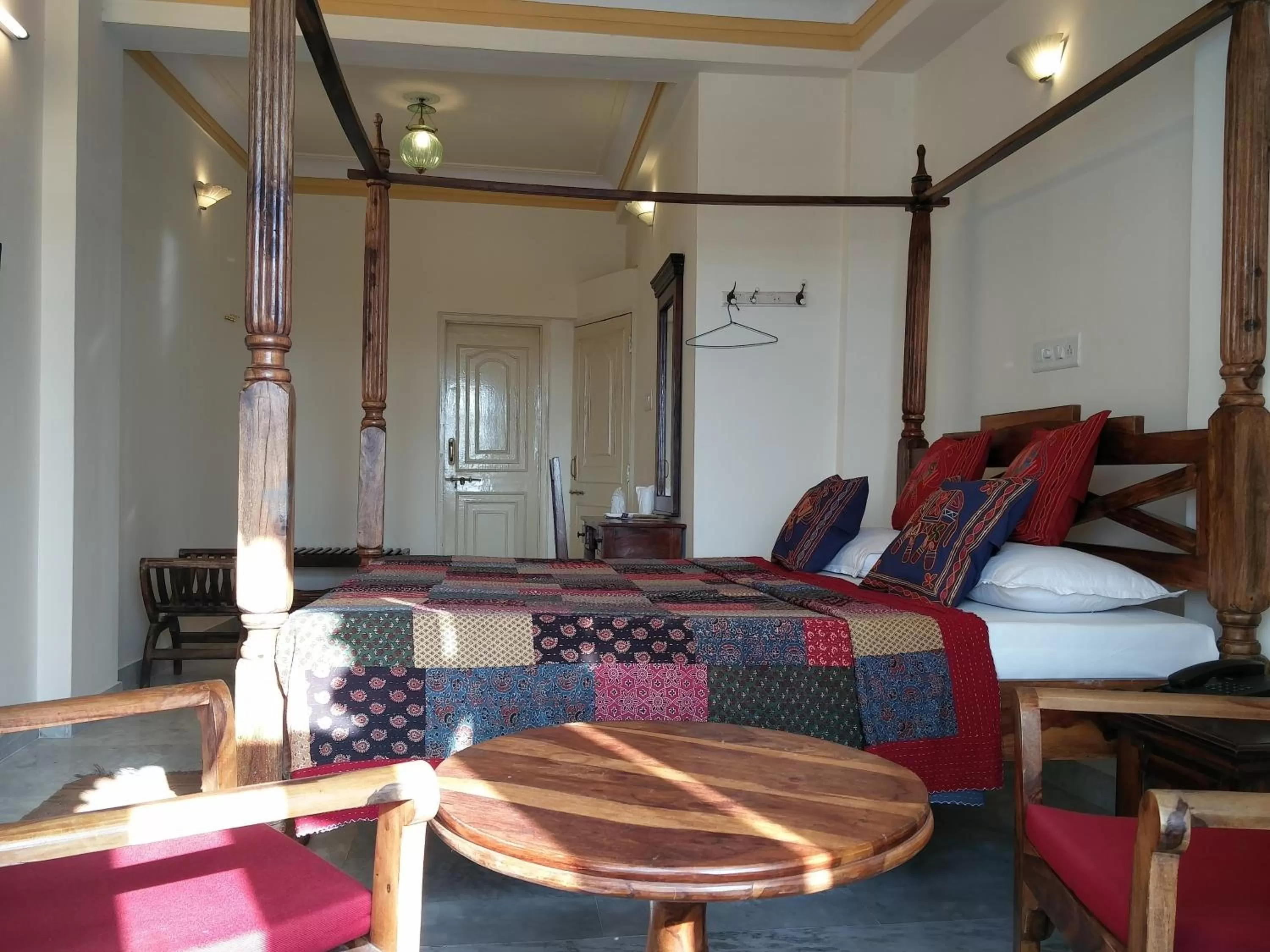 Bed in Hotel Pratap Bhawan