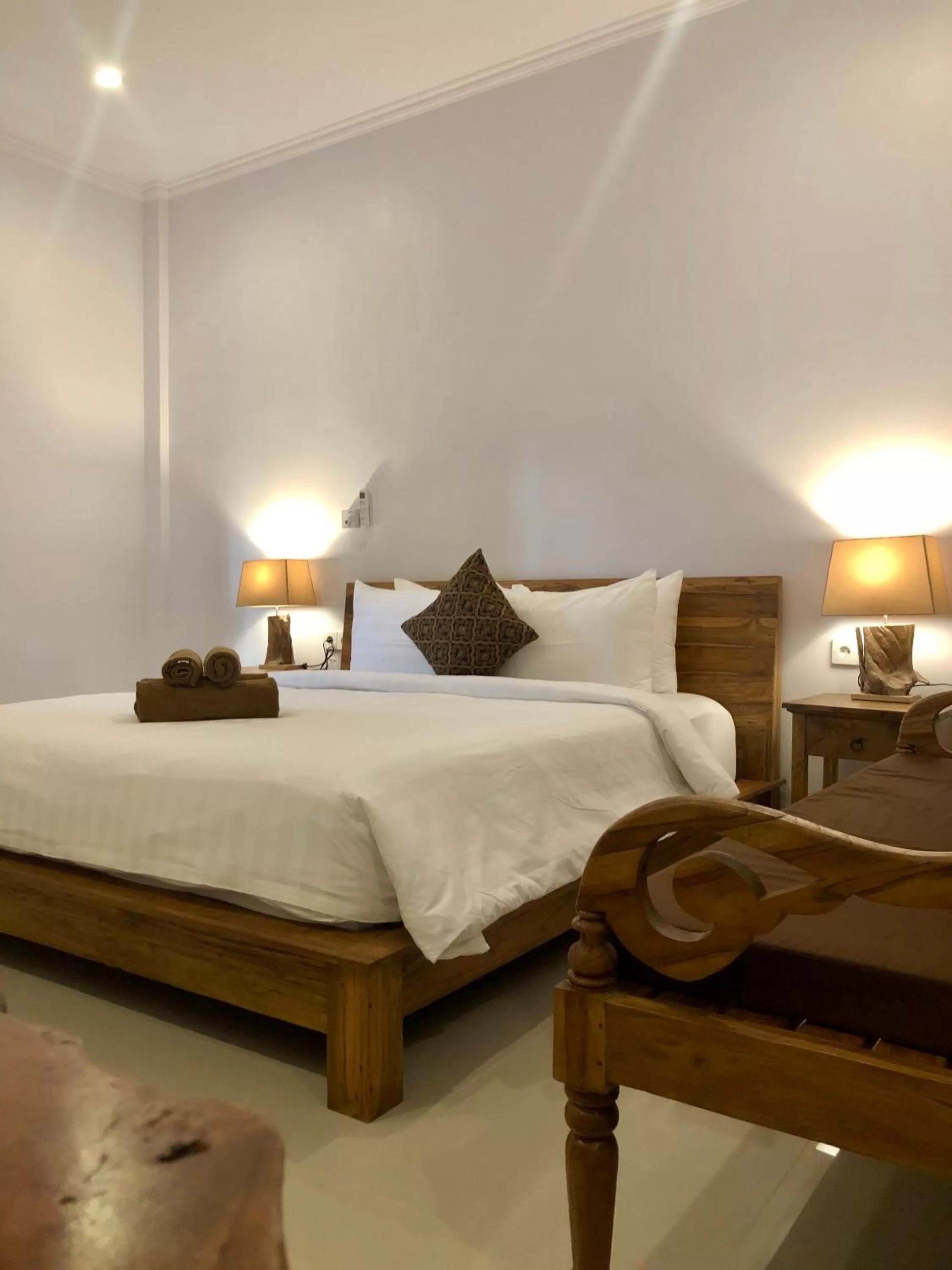 Bed in The Hidden Bali Inn