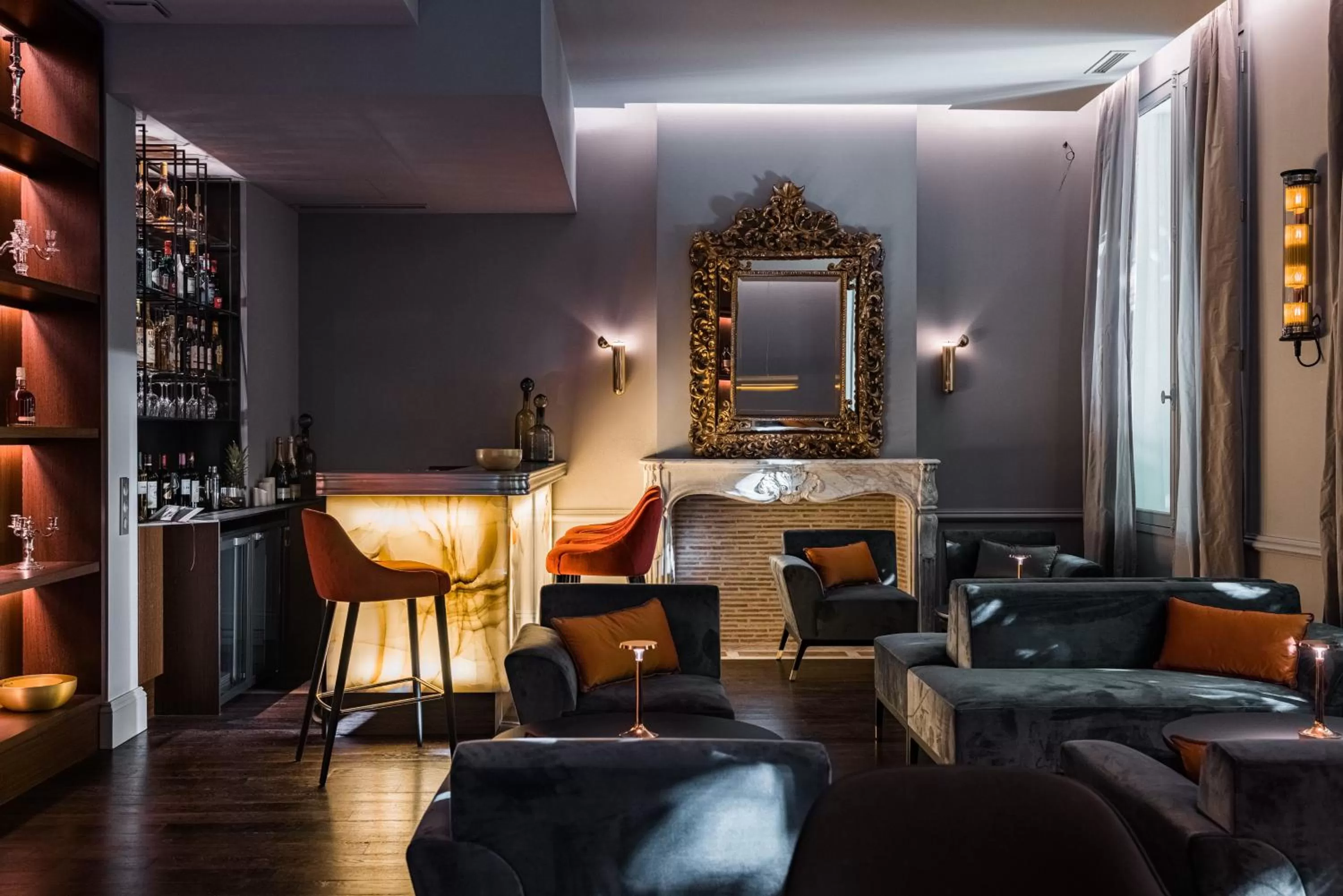 Lounge or bar in Villas Foch Boutique Hotel & Spa Bordeaux