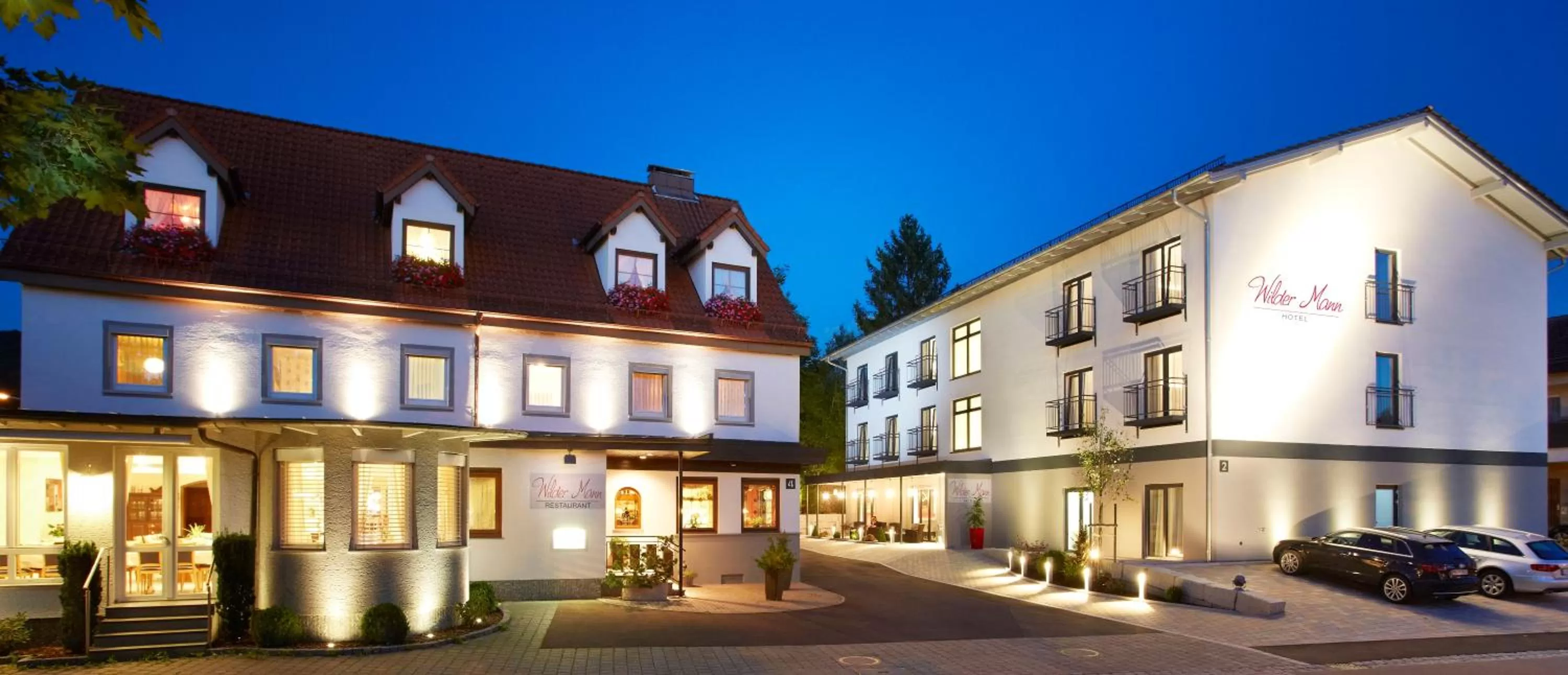 Property building in Hotel & Restaurant Wilder Mann