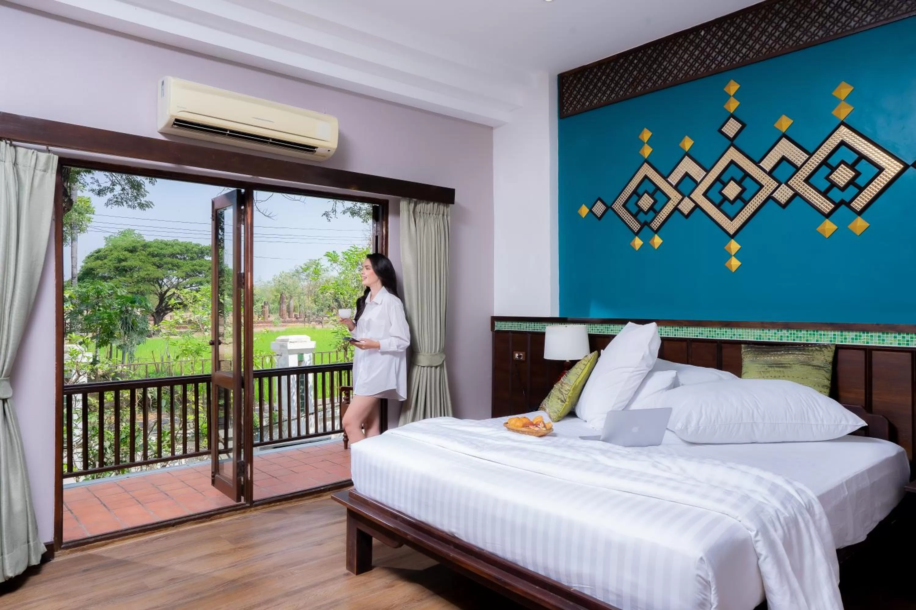 Deluxe Double or Twin Room with Balcony in Legendha Sukhothai Hotel - SHA certified