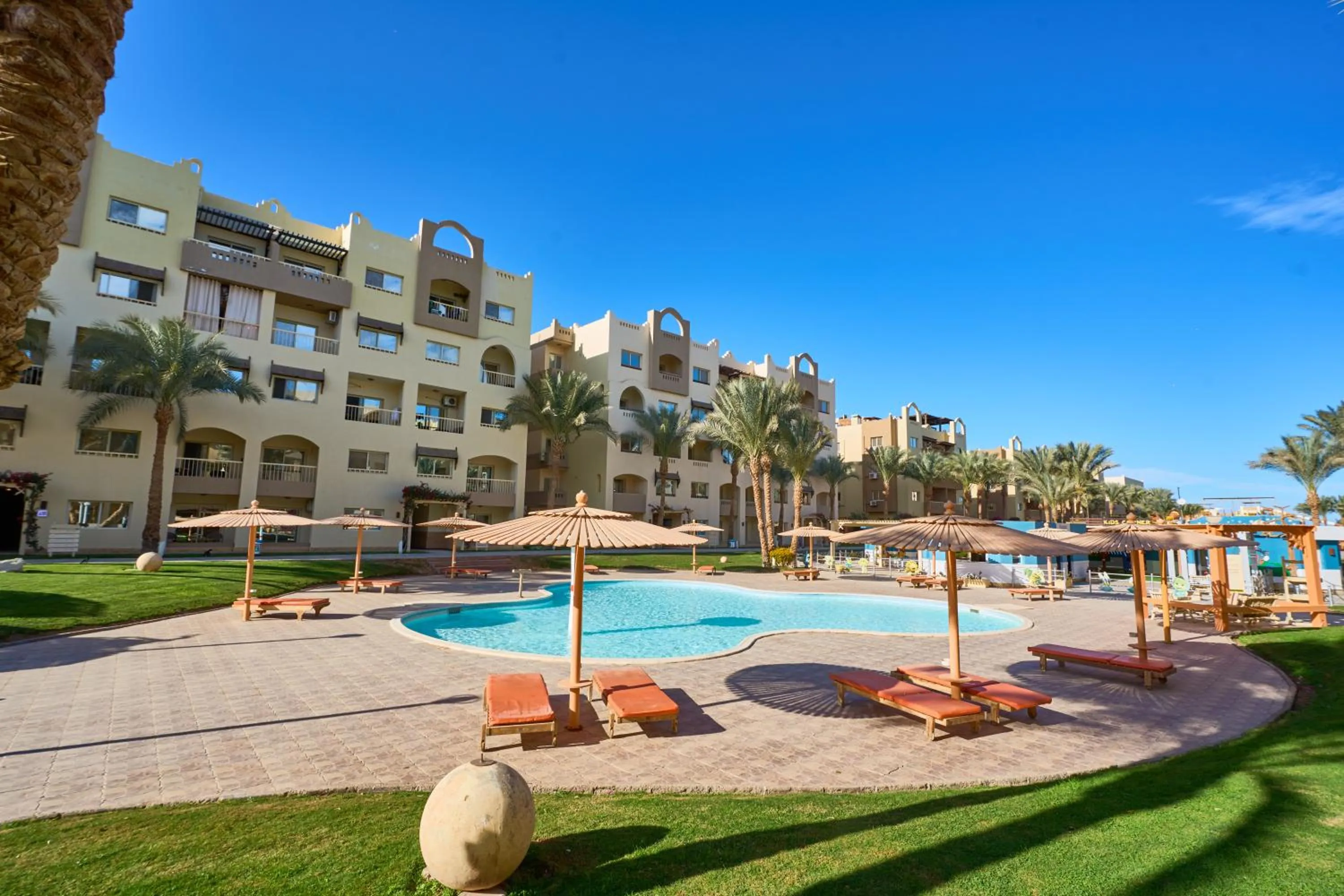 Swimming pool in El Karma Beach Resort & Aqua Park - Hurghada