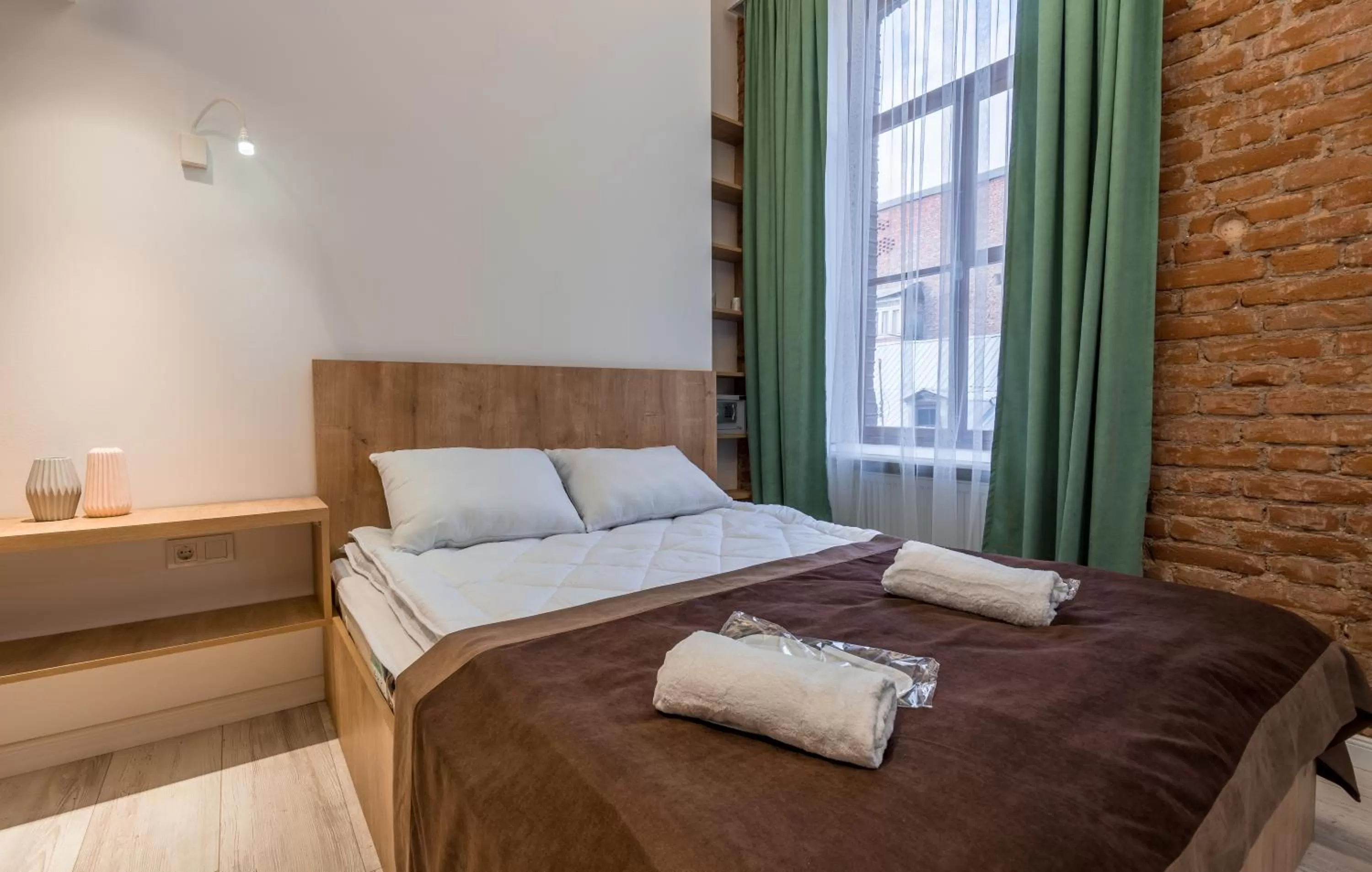 Bed in Mini Hotel on Aghmashenebeli Ave