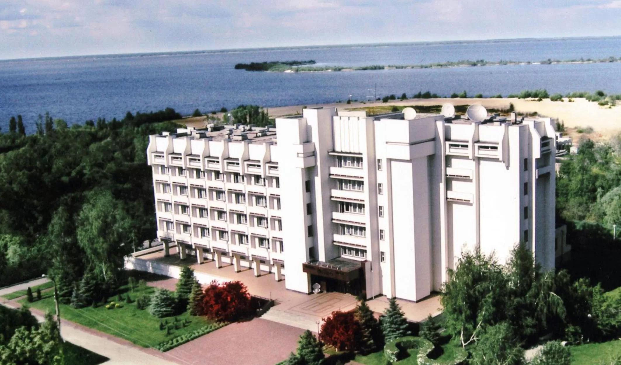 Bird's eye view in Dnipro Hotel