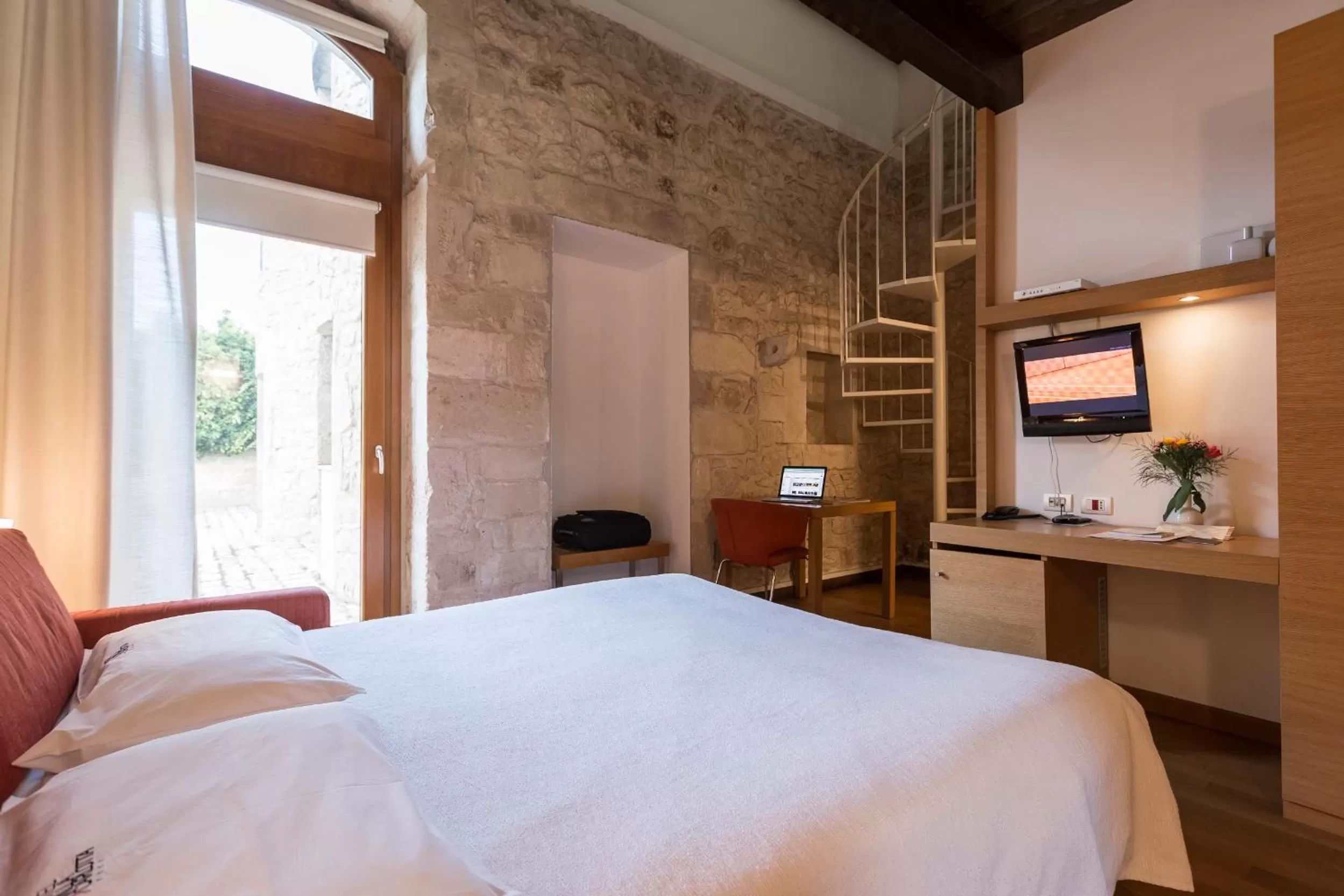 Bed in Hotel Villa Carlotta