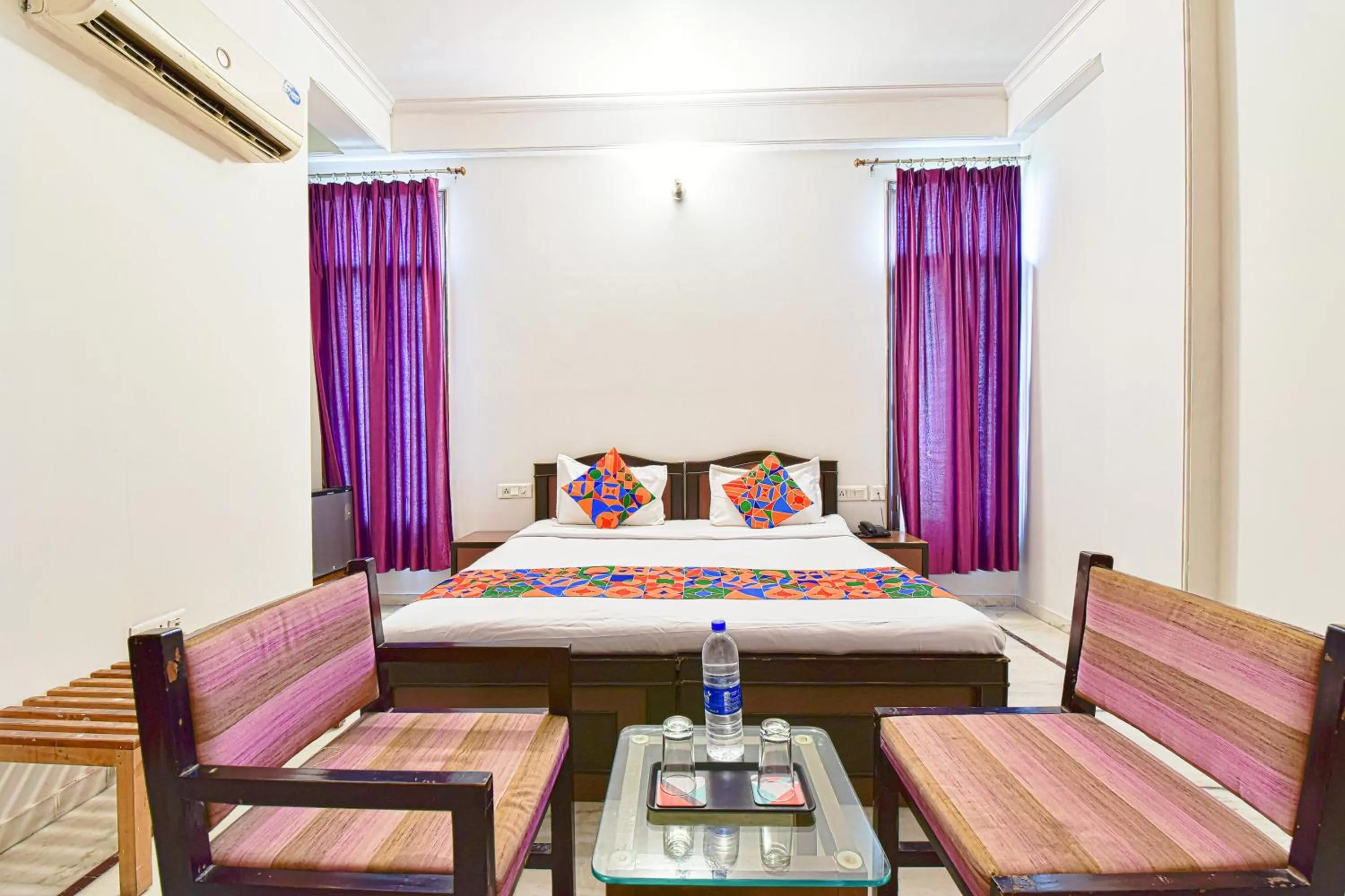 Bedroom, Bed in FabHotel Gitanjali