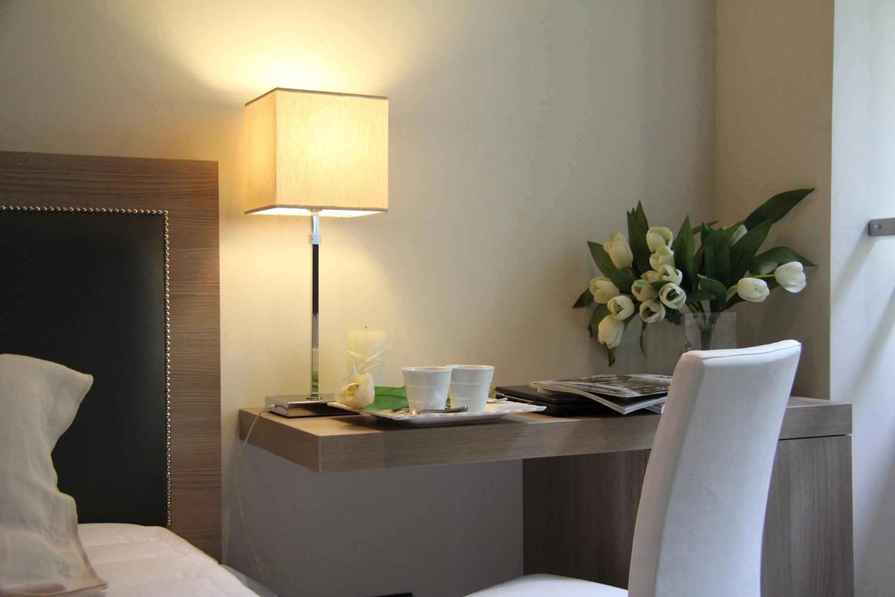 Decorative detail, Bed in Hotel Zara Milano