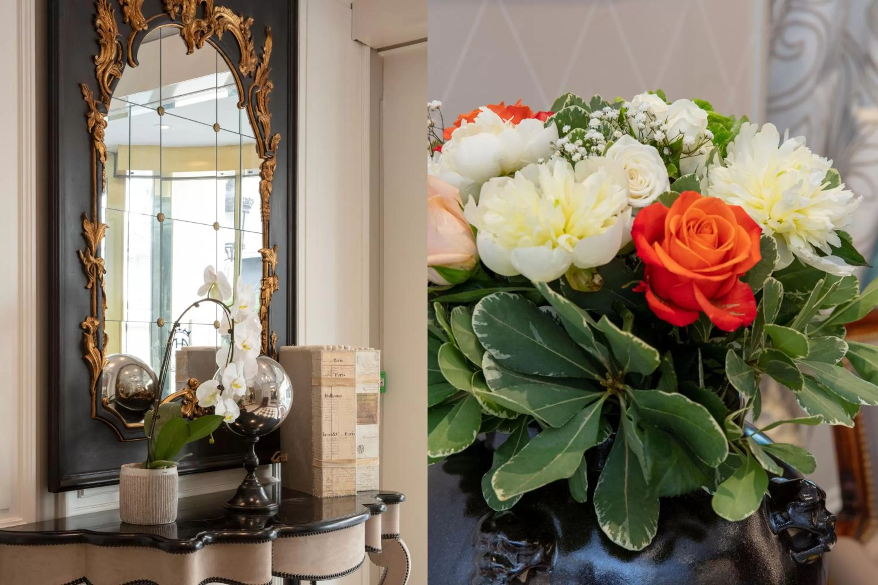 Decorative detail in Hôtel Serotel Lutèce