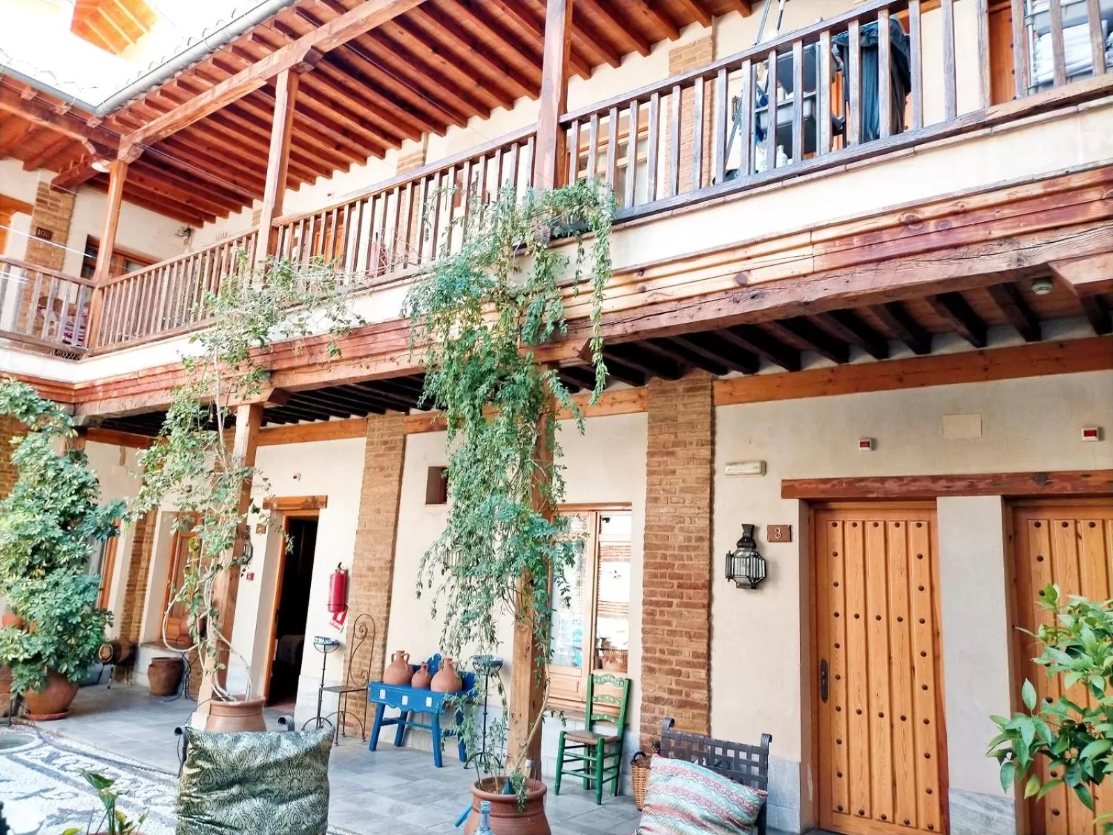 Patio in Abadía Hotel