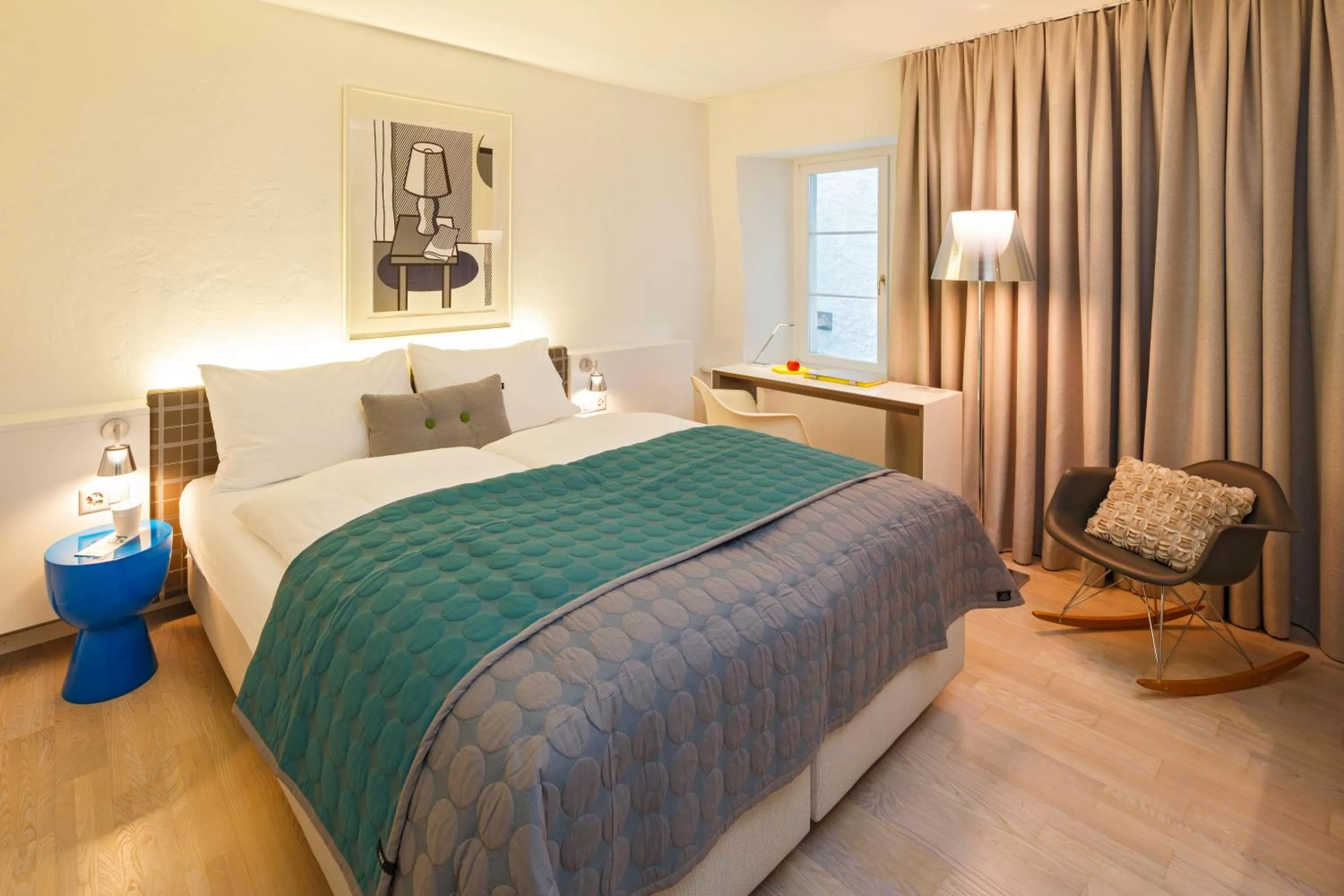 Bed in Hotel Rössli