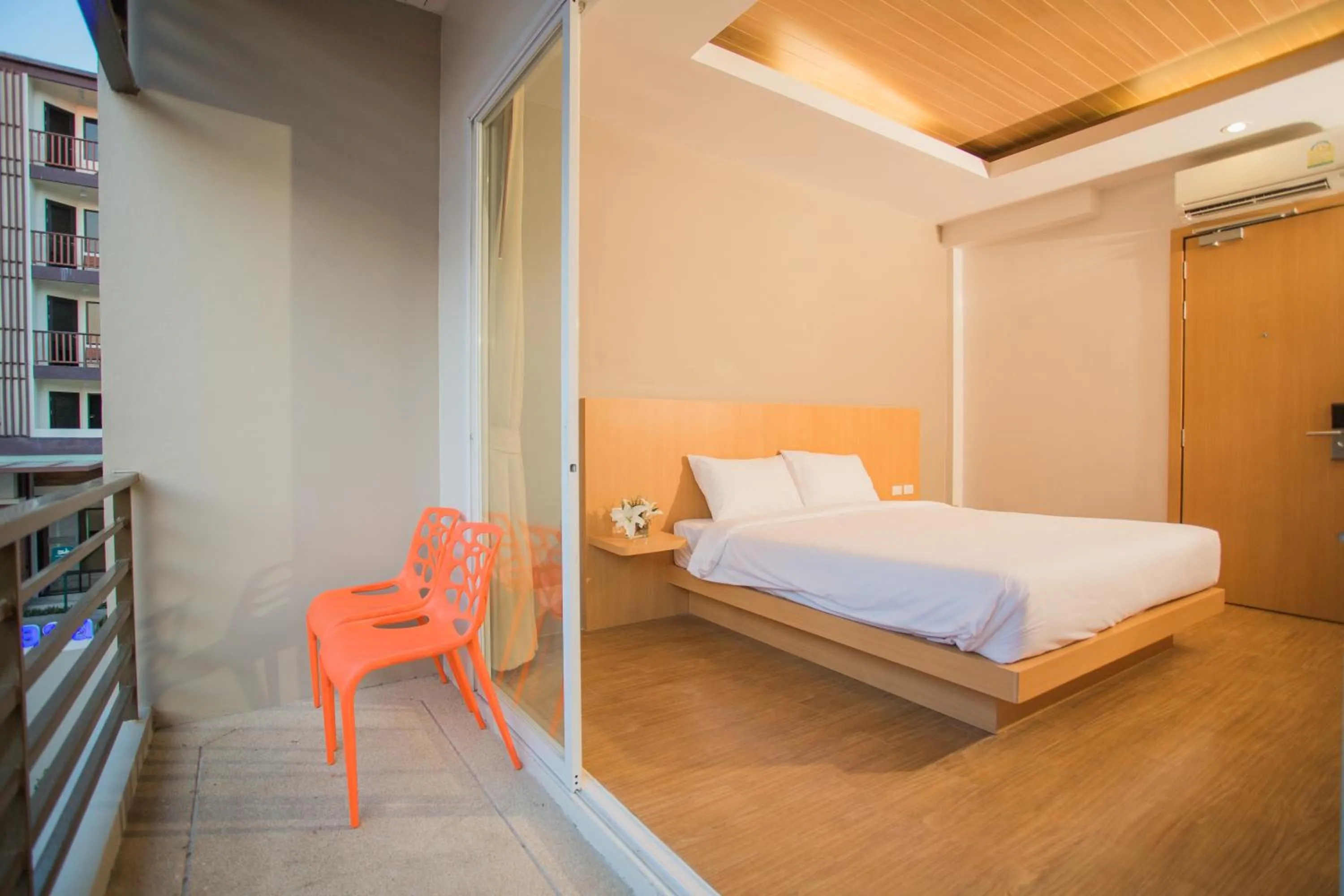 Balcony/Terrace, Bed in Casa de Coral Boutique Hotel