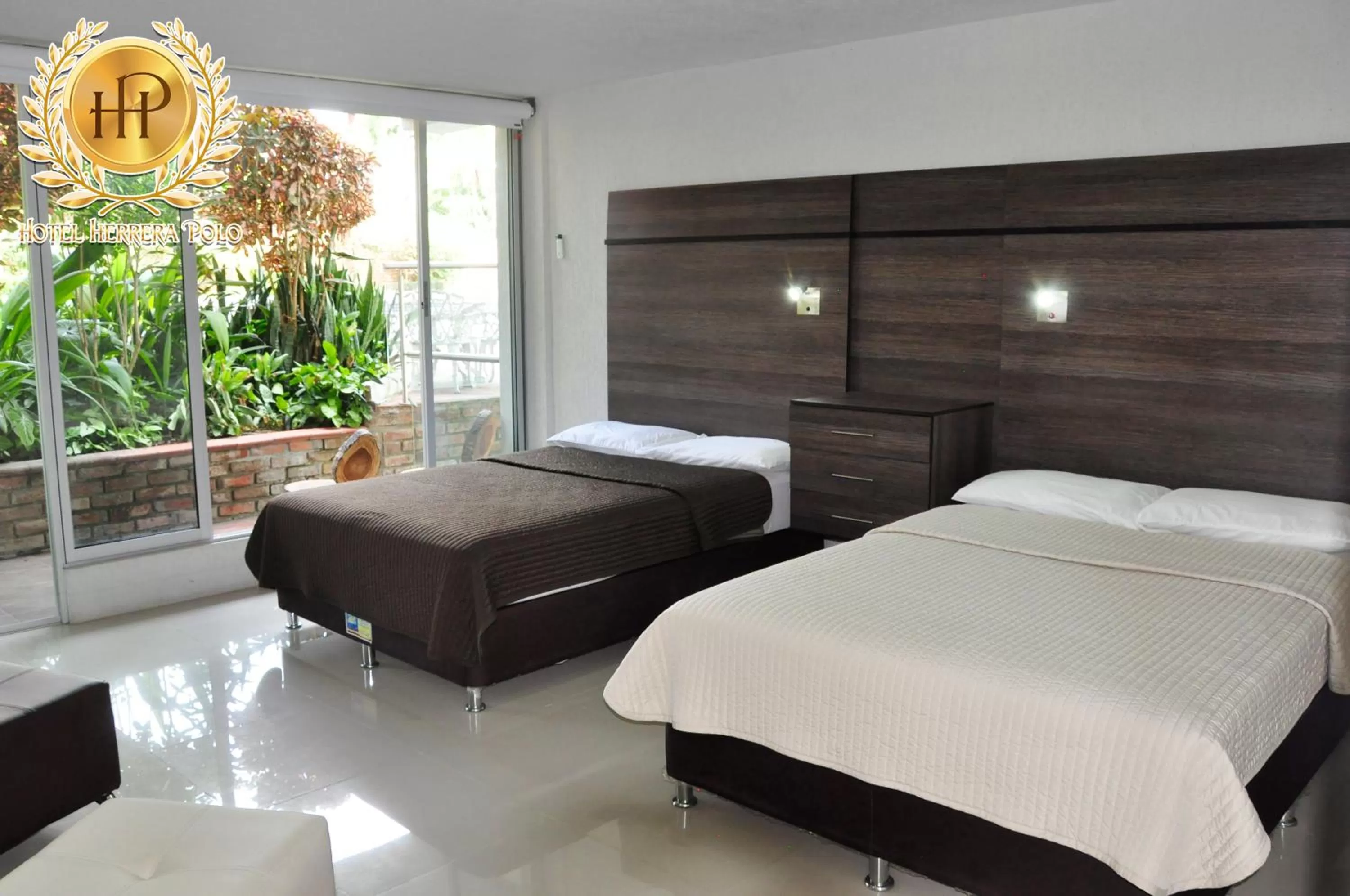 Bed in Hotel Herrera Polo