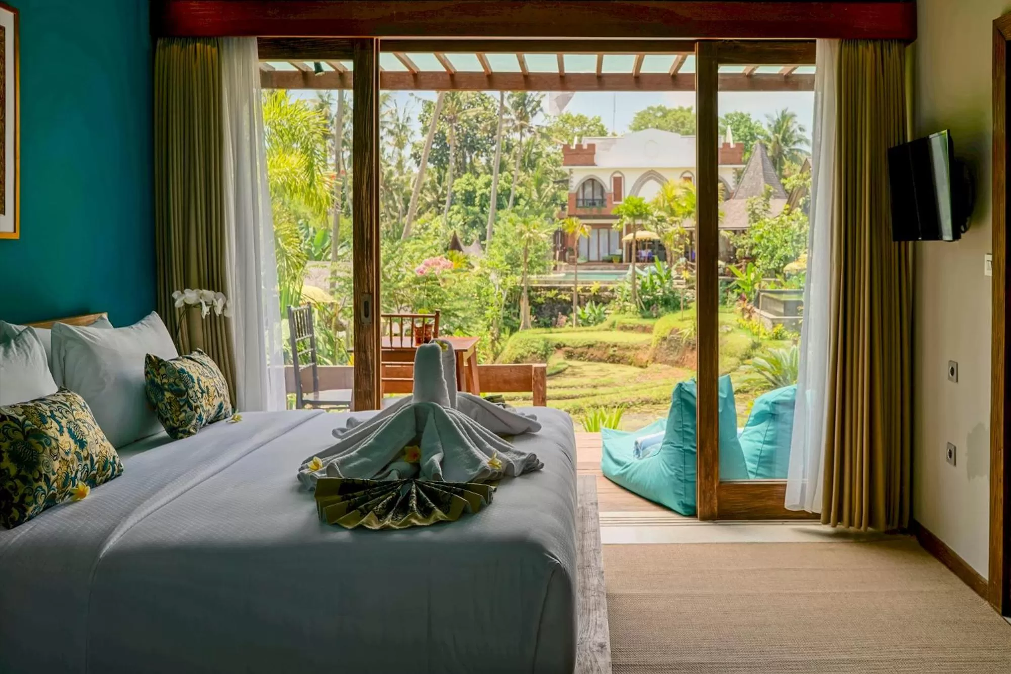 Bed in Menzel Ubud