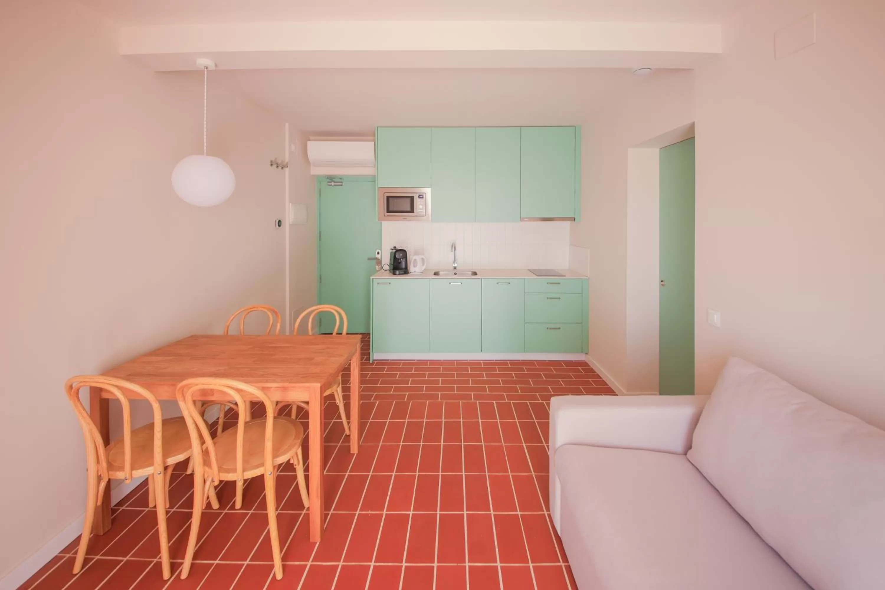 Kitchen or kitchenette in Terra Aurea Aparthotel