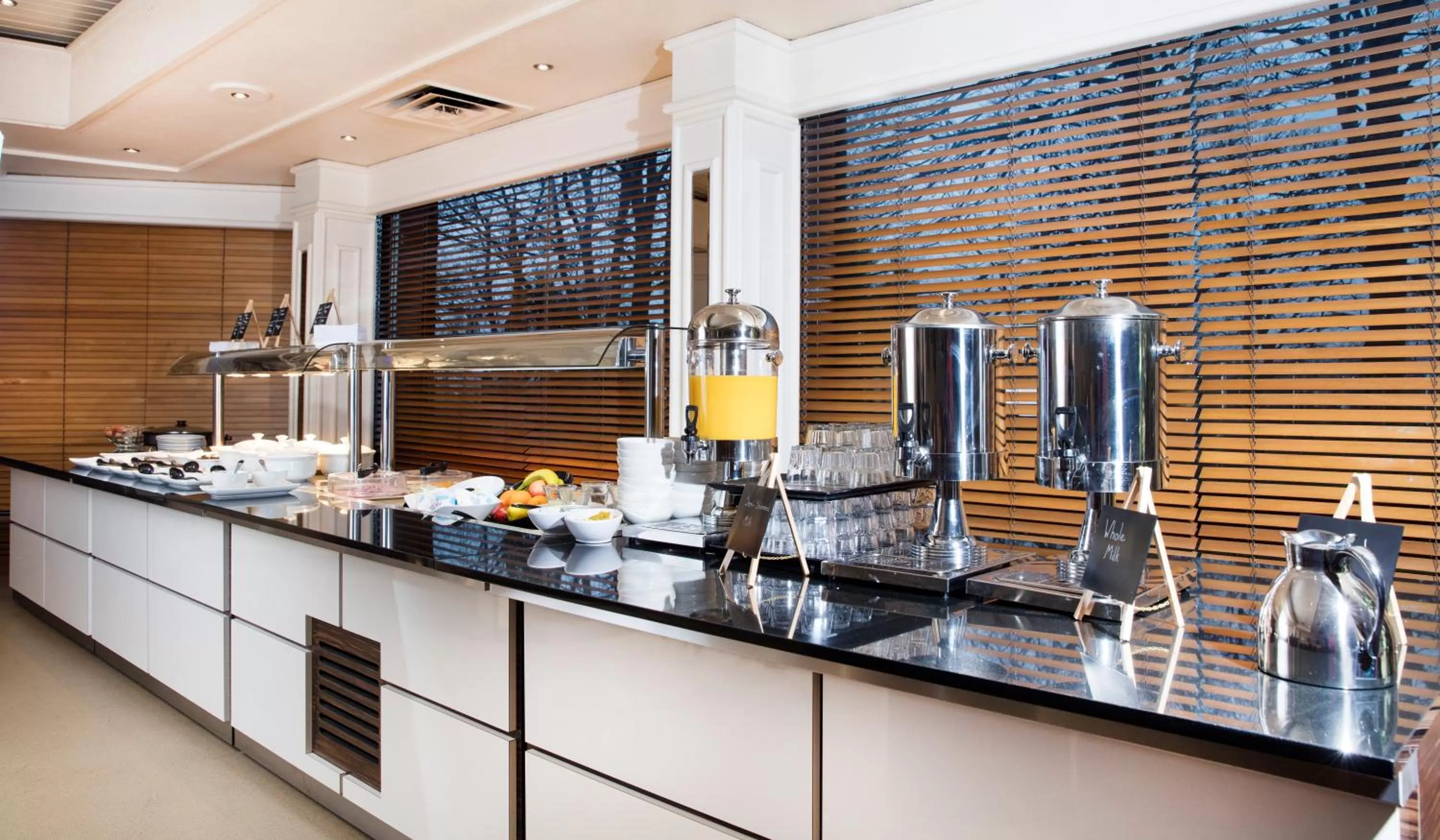 Continental breakfast in Normandy Hotel (Near Glasgow Airport)