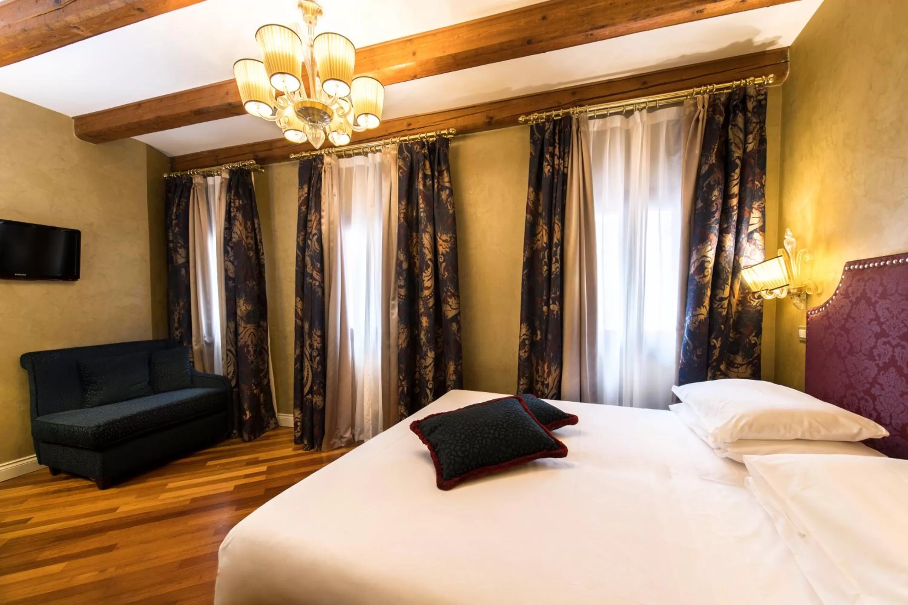 Bed in Hotel Campiello