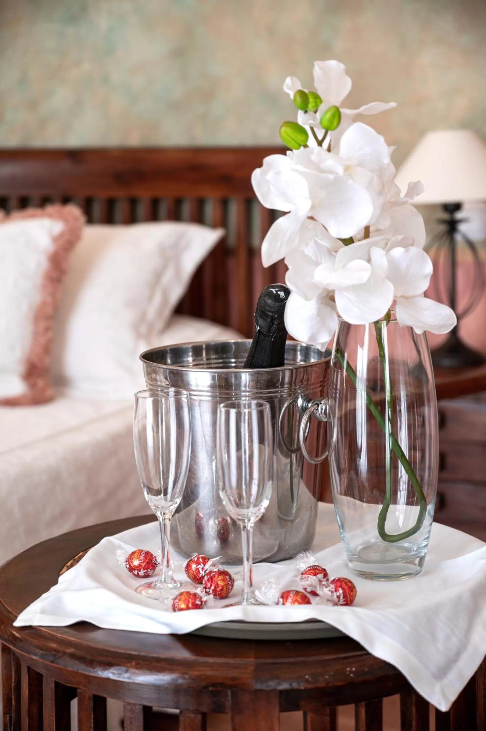 Decorative detail, Bed in Jardin de la Abadia, Arroyo de la Encomienda