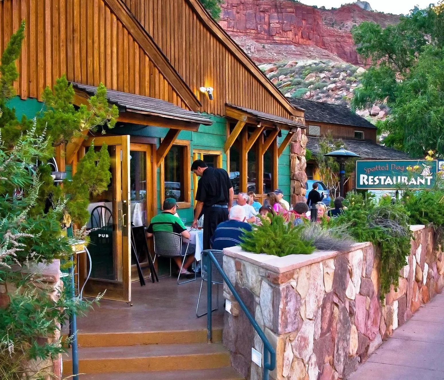 Patio in Flanigan`s Resort and Spa