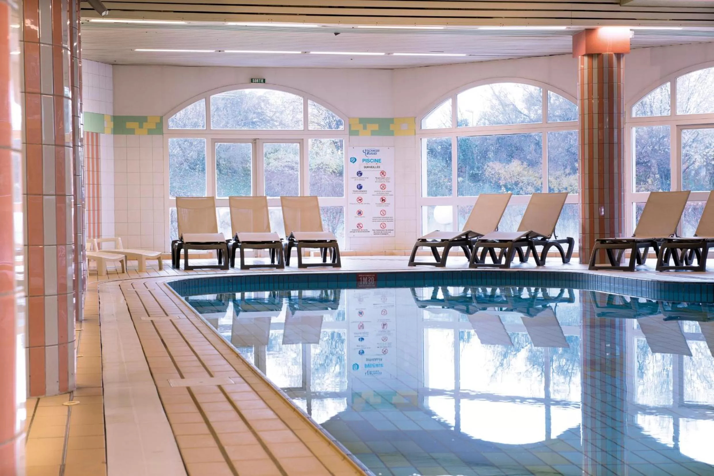 Swimming pool in Hotel *** & Spa Vacances Bleues Villa Marlioz