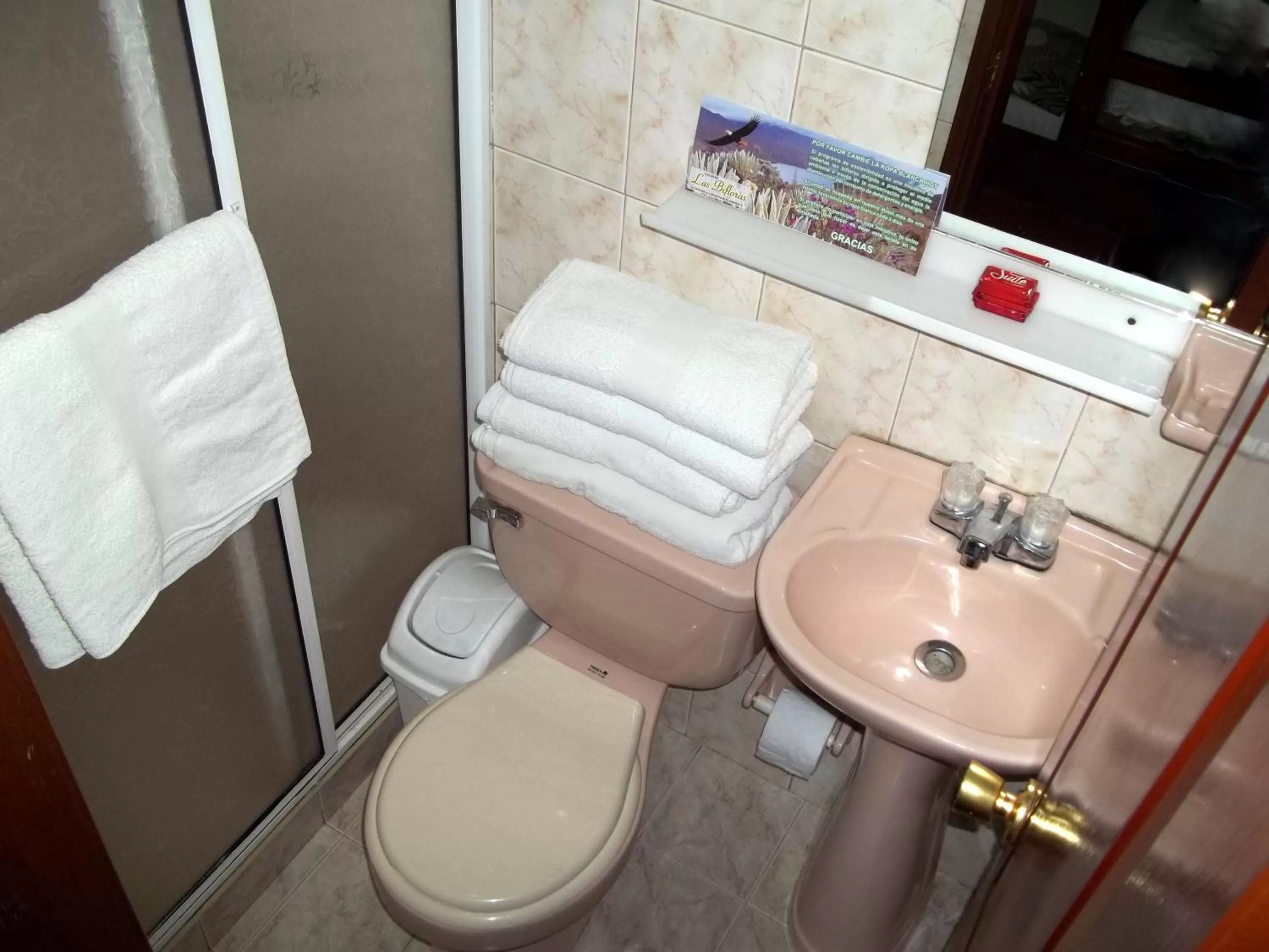 Bathroom in Cabañas Las Bifloras