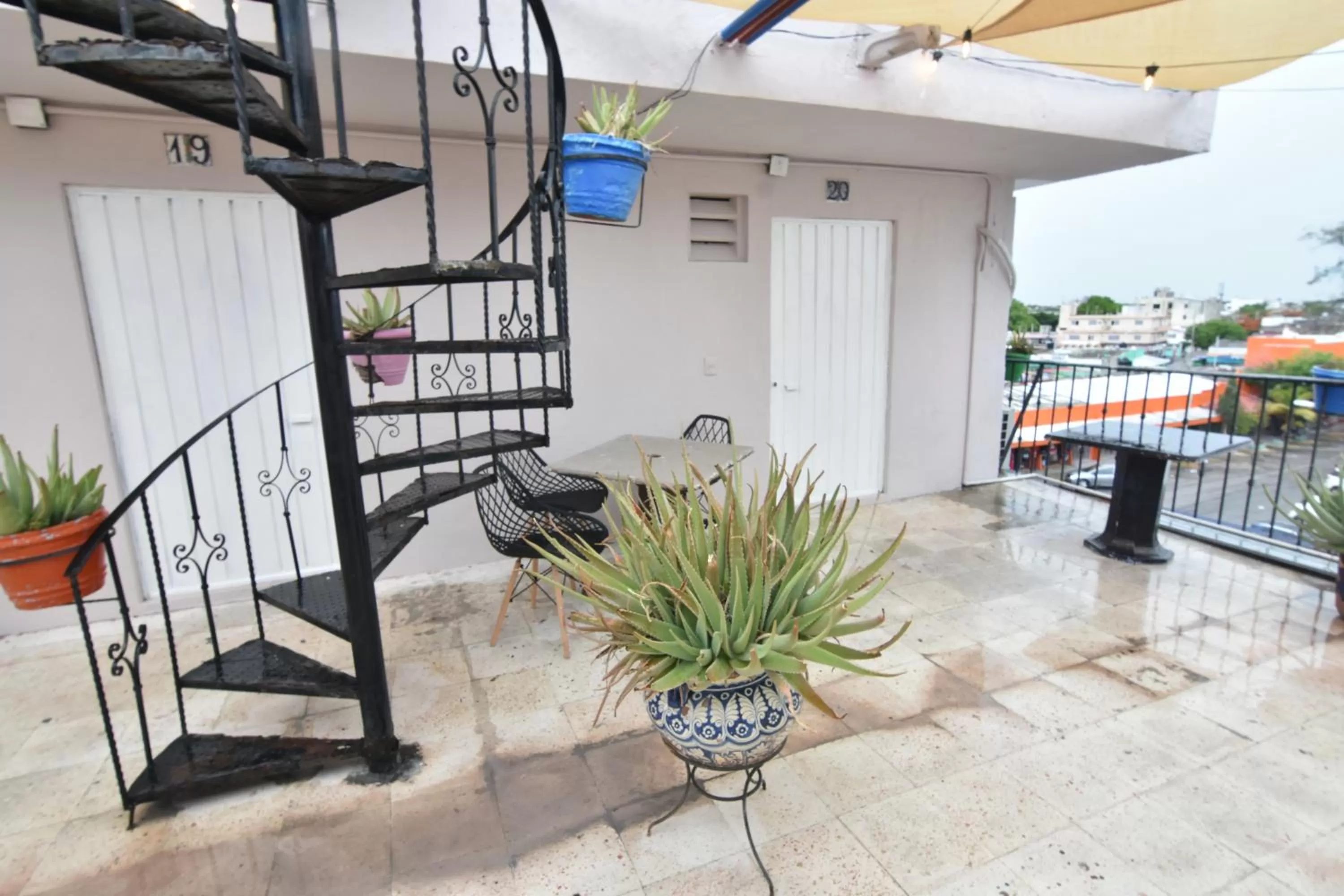Balcony/Terrace in Hotel Colonial San Carlos Cancún Centro