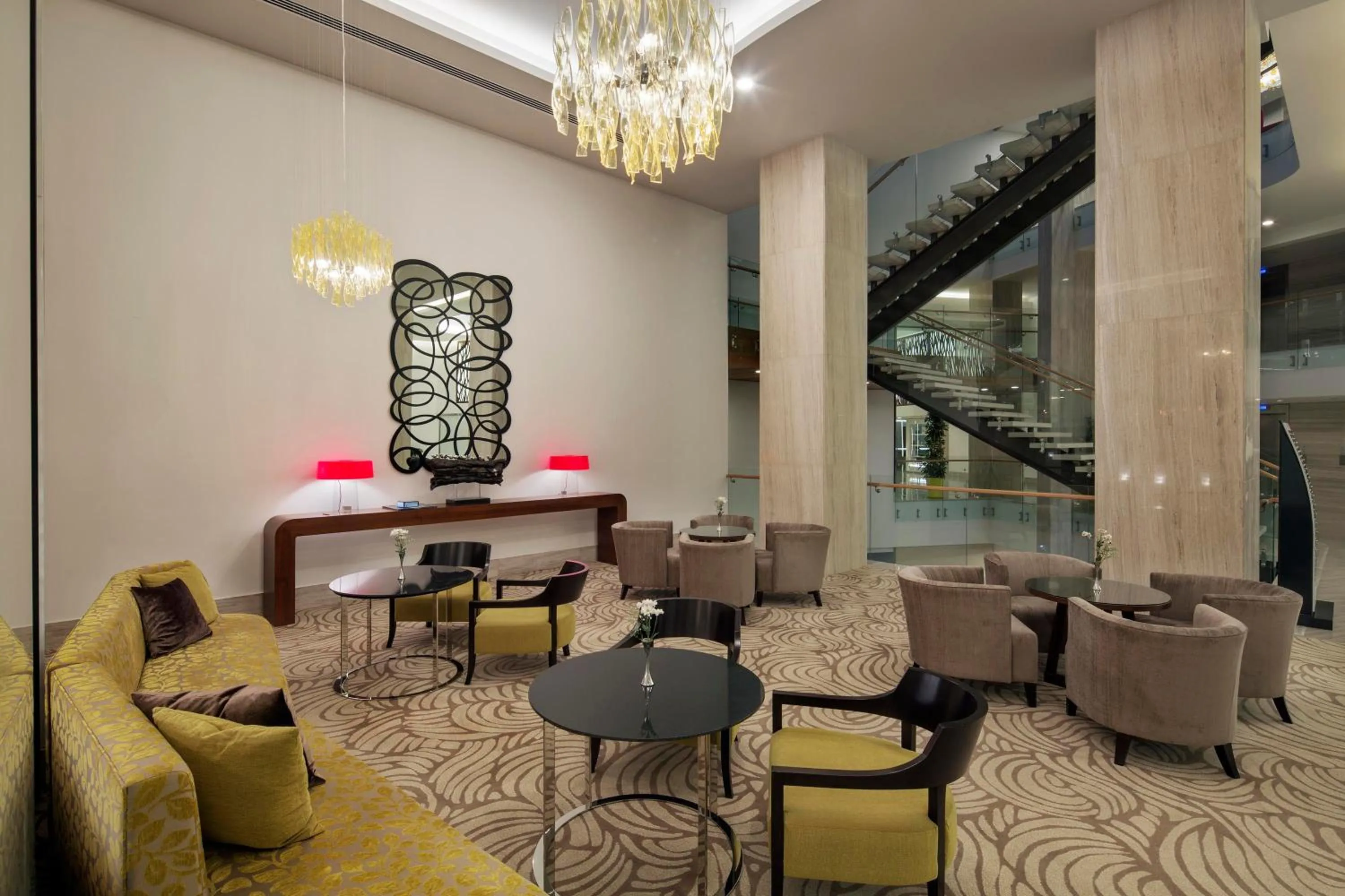 Seating area in The Sense Deluxe