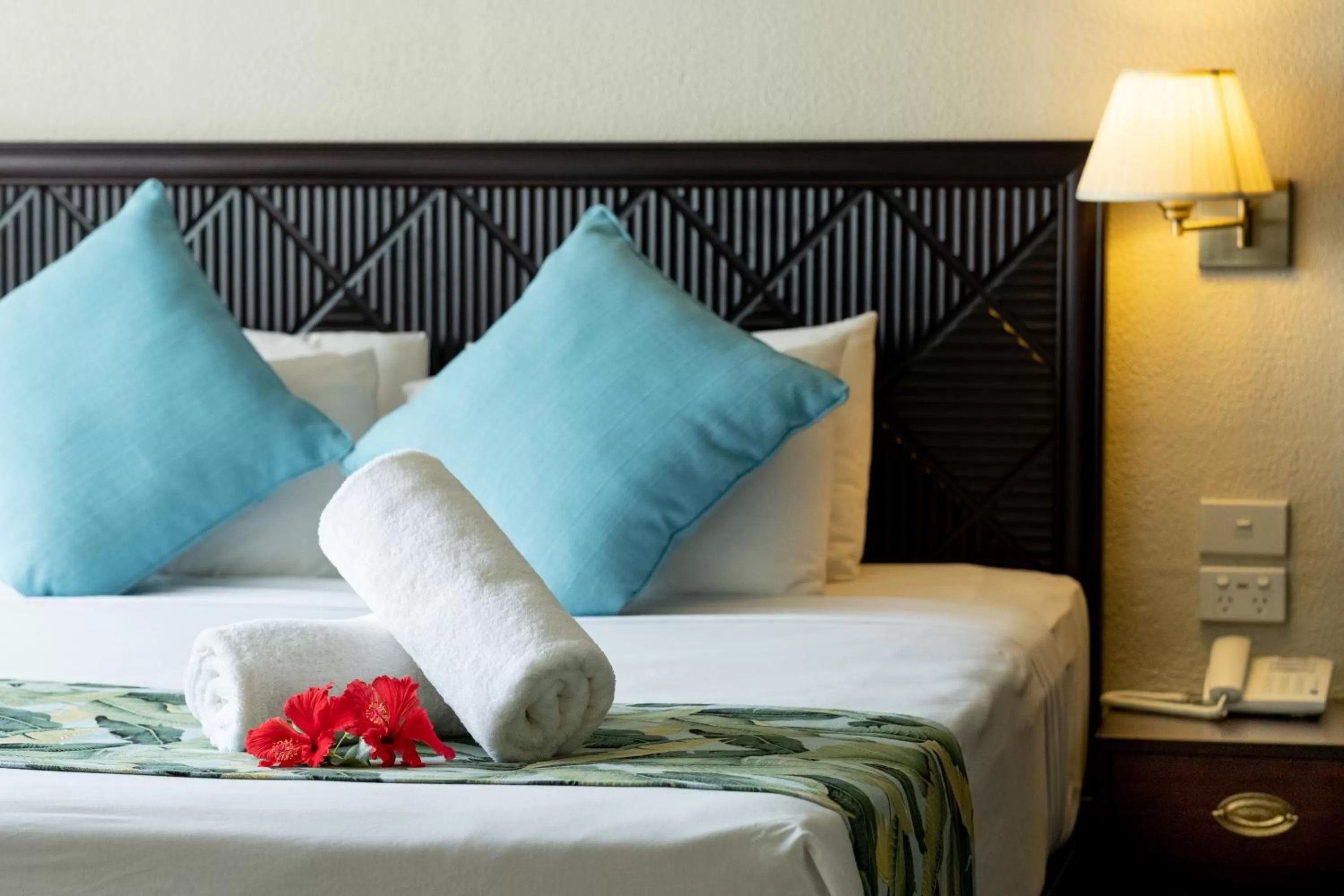 Bed in Fiji Gateway Hotel